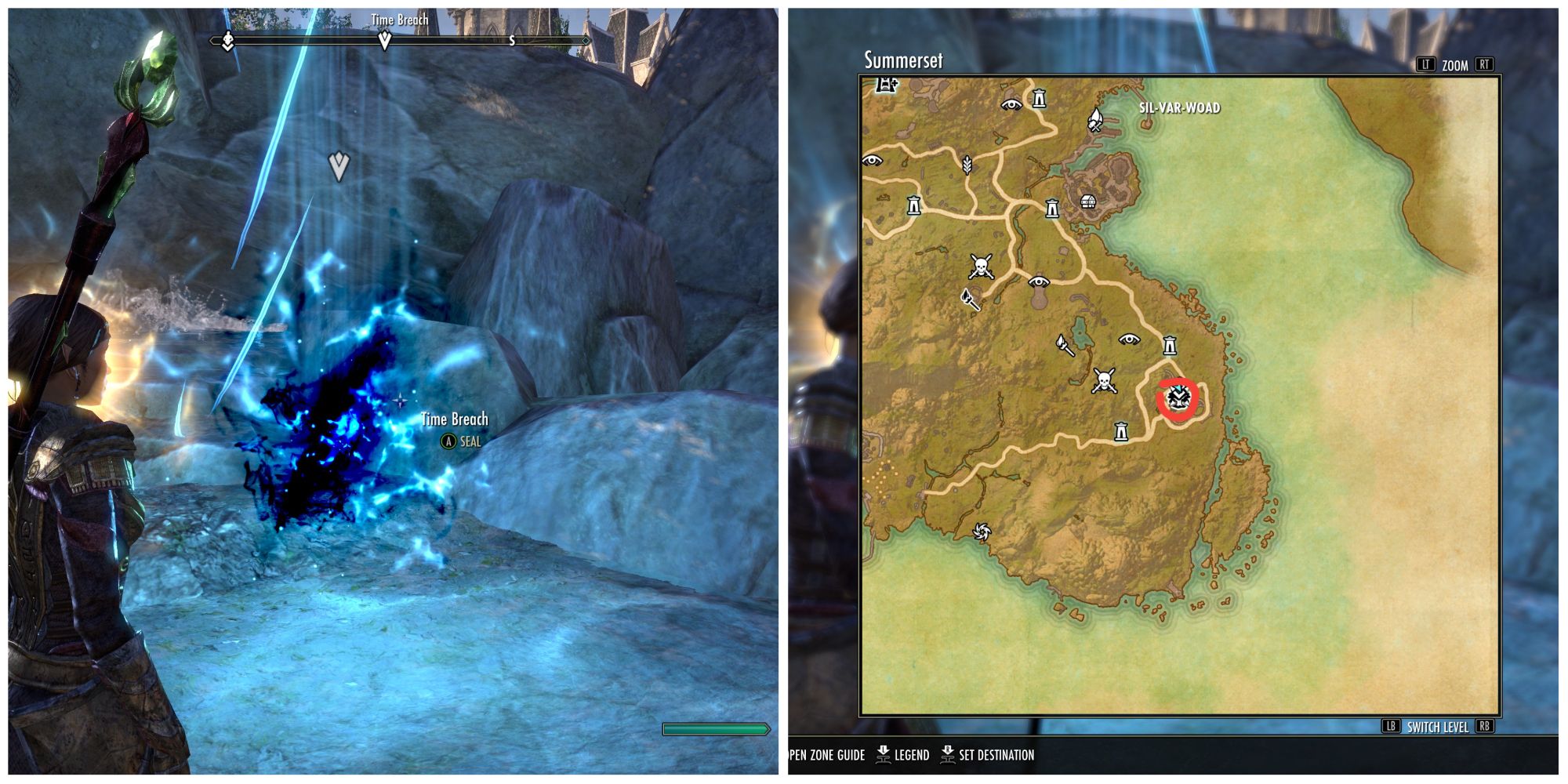 Seventh time breach location in Summerset