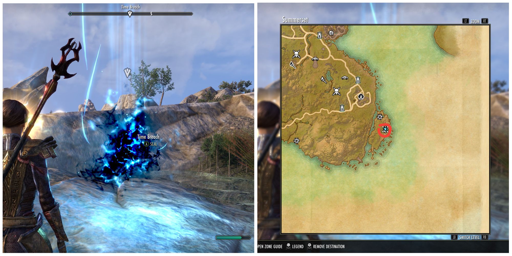 Eighth time breach location in Summerset