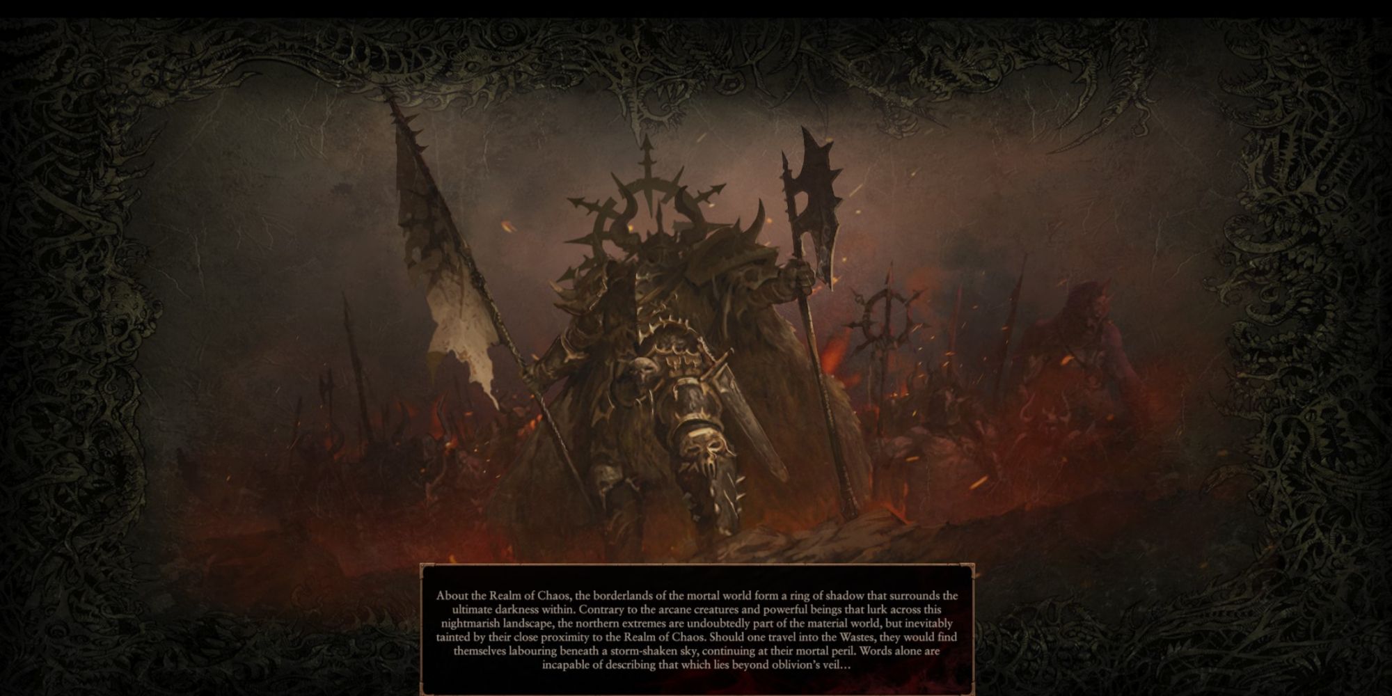 Total War Warhammer 3 Archaon The Everchosen Load Screen