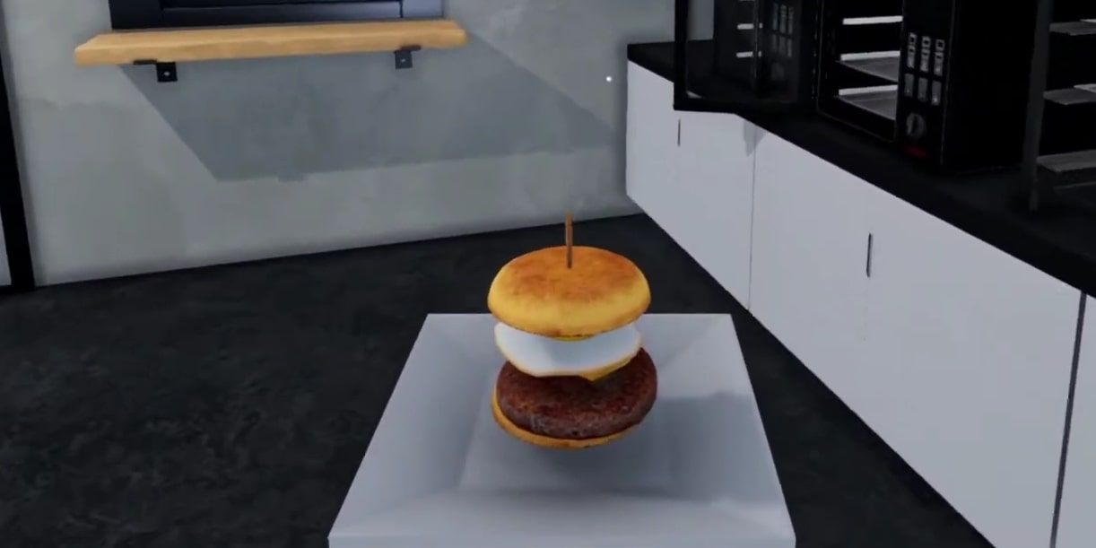 Egg Sausage Sandwich screenshot from Cooking Simulator.