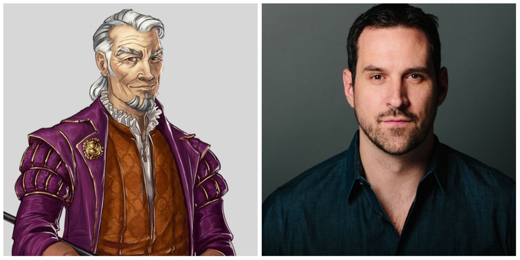 Critical Role, Betrand Bell on the left and Travis Willingham on the right