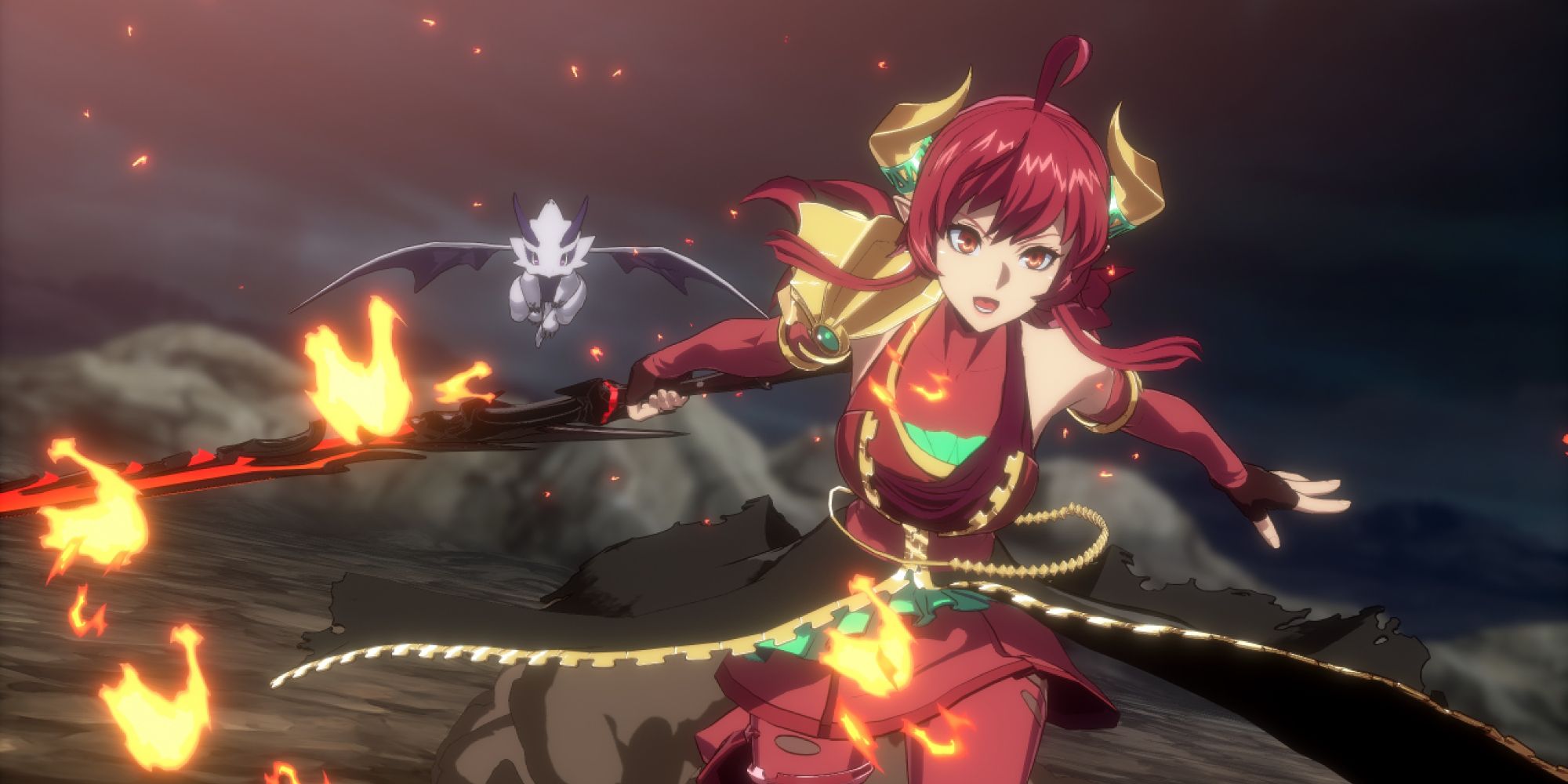 Dragon Knight modded to look like Pyra in DNF Duel
