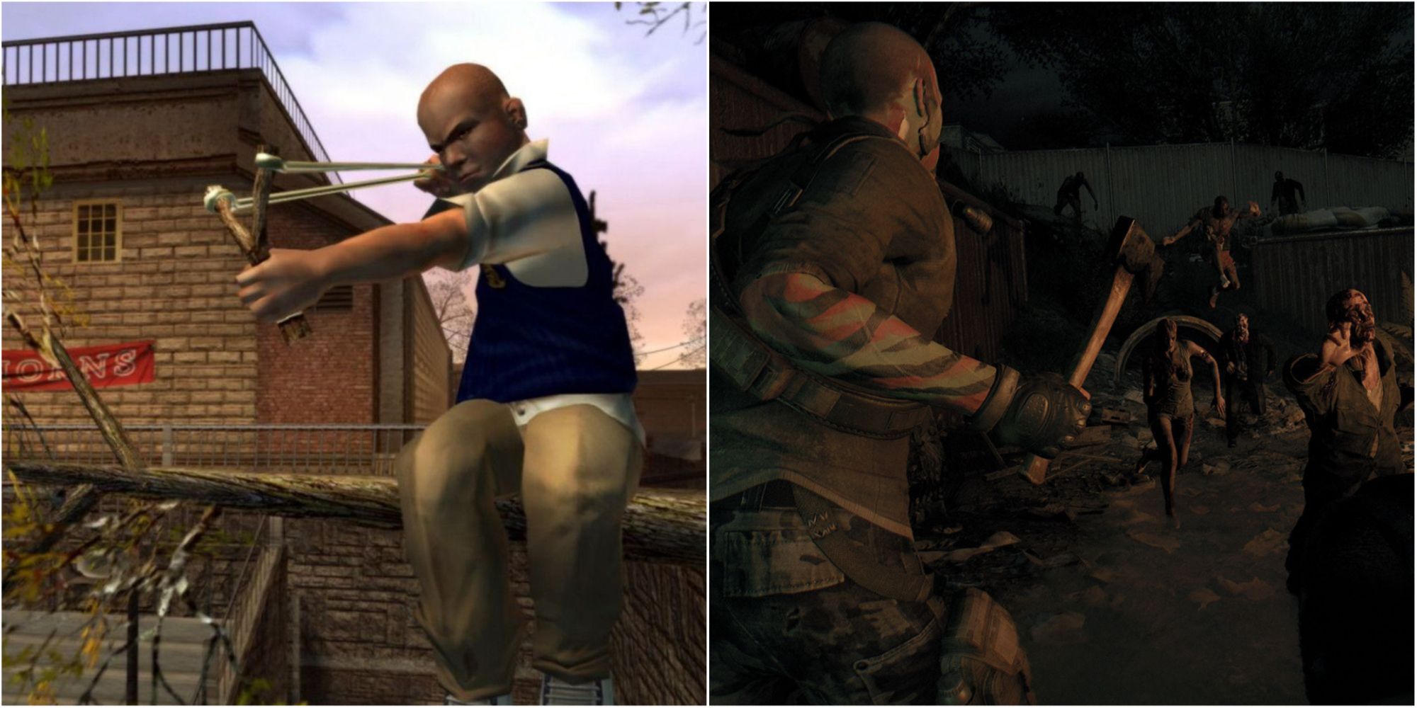 Day and Night Cycle Games Featured Split Image Bully Dying Light