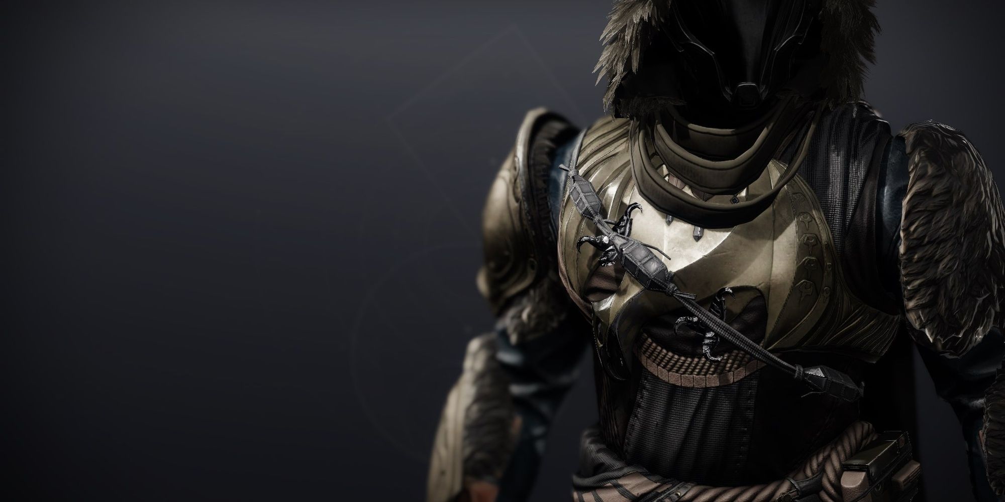 A Hunter wears Gyrfalcon's Hauberk exotic chest armor in Destiny 2.