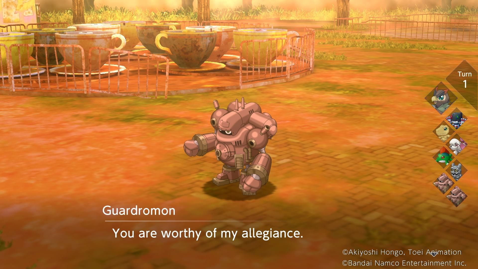 Digimon Survive Convincing Guardromon