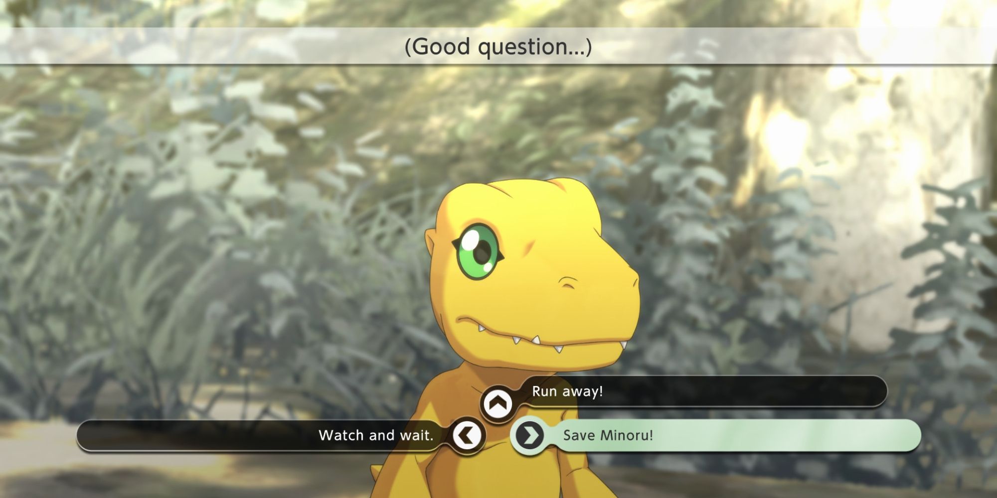 Digimon Survive Screenshot Of Dialog Options