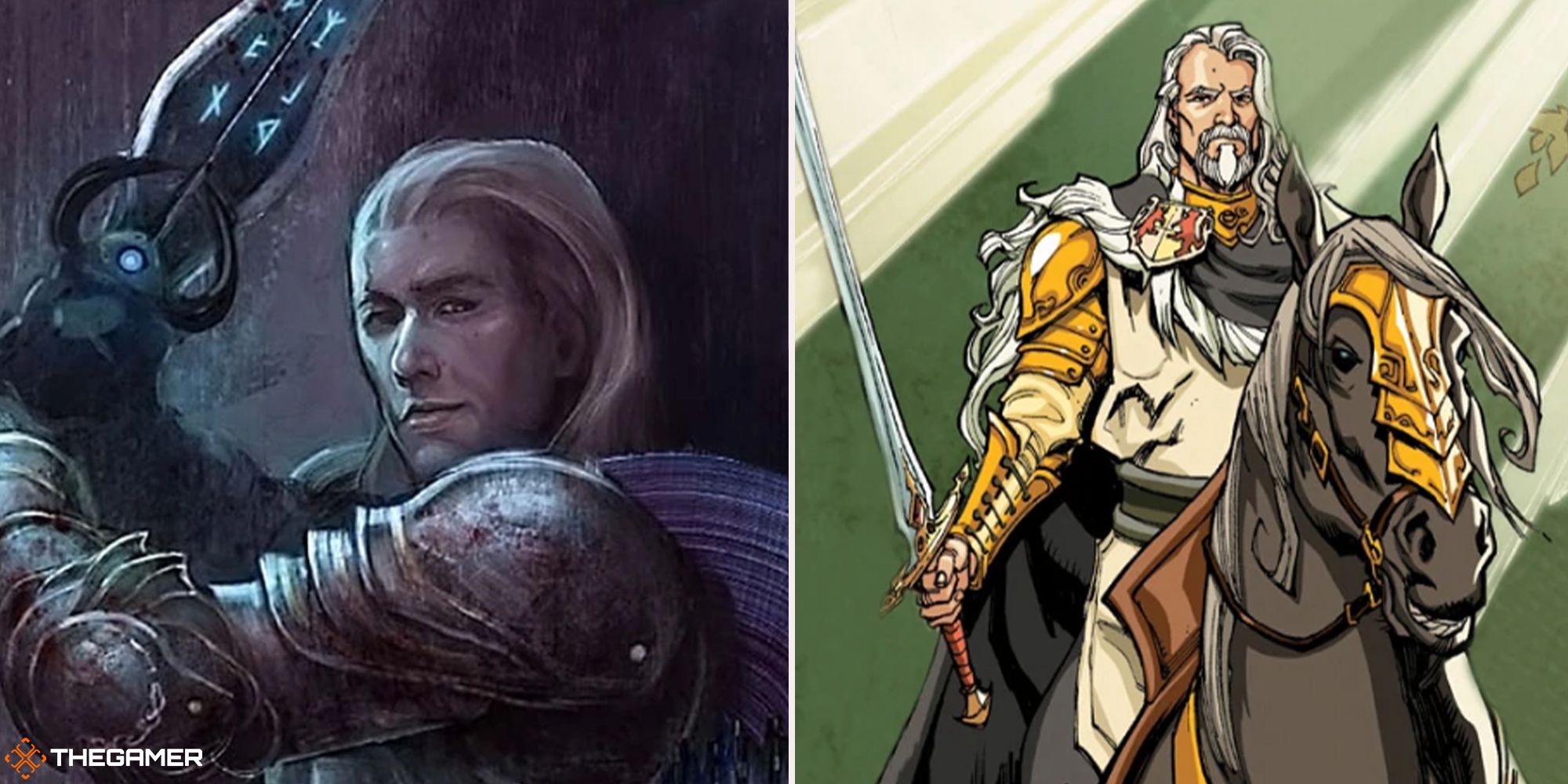 Dragon Age - King Maric (young, left) (old, right)
