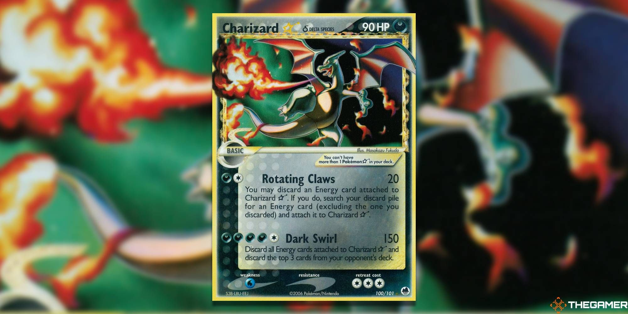 Dragon Frontiers Charizard card