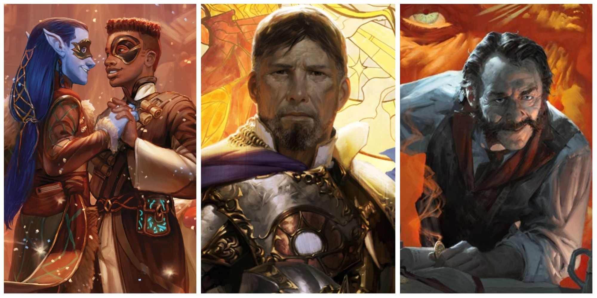 Dungeons and Dragons Tips Political Campaign Featured Image showing four different D&D characters