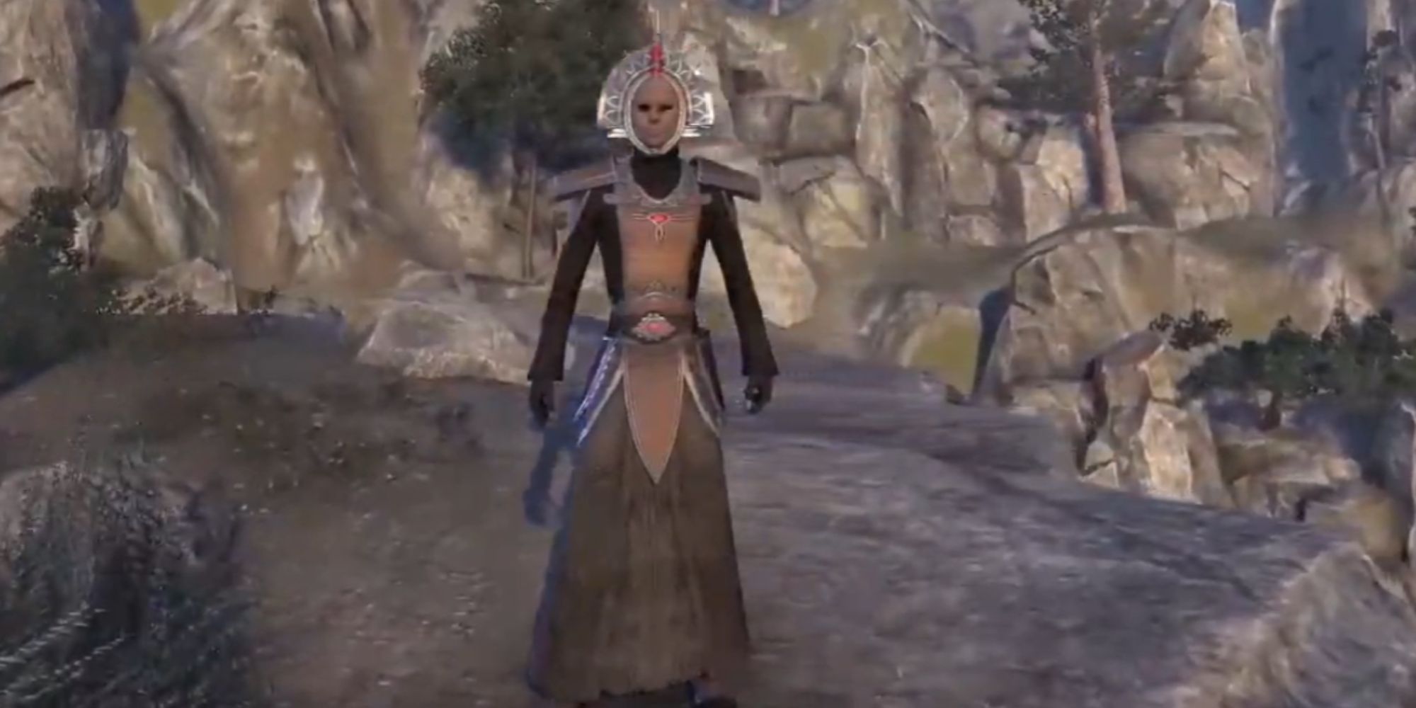 ESO Character Wearing The Healing Mage Set