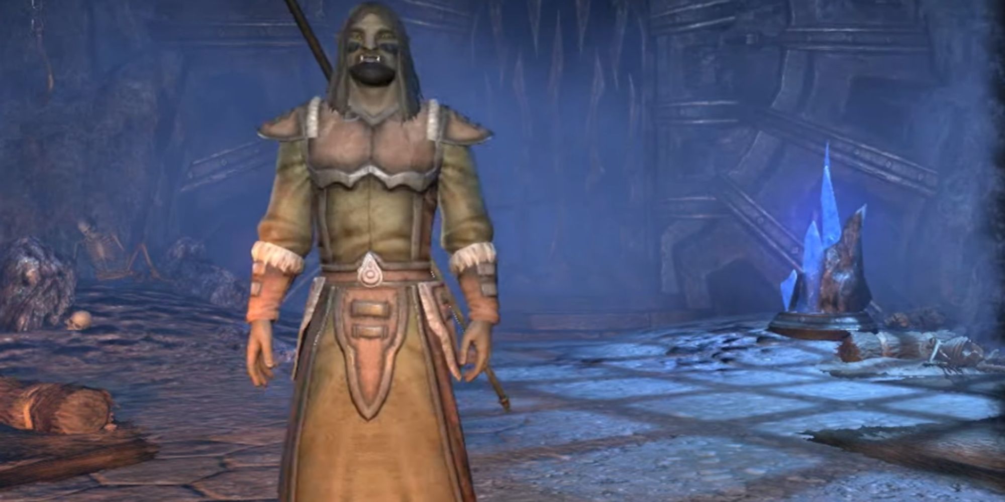 ESO Orc Wearing The Sanctuary Set