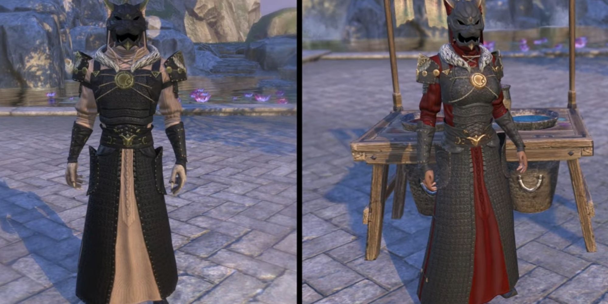 ESO Two Characters Wearing The Hollowfang Set