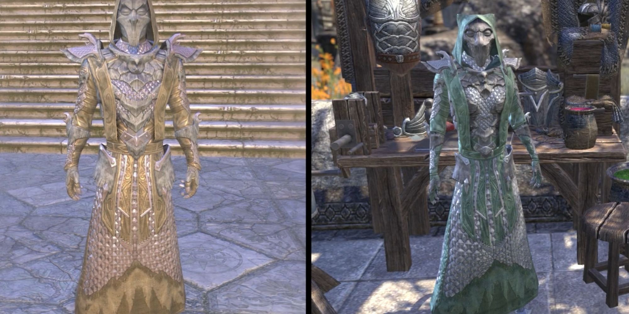 ESO Two Characters Wearing The Jorvuld's Guidance Set