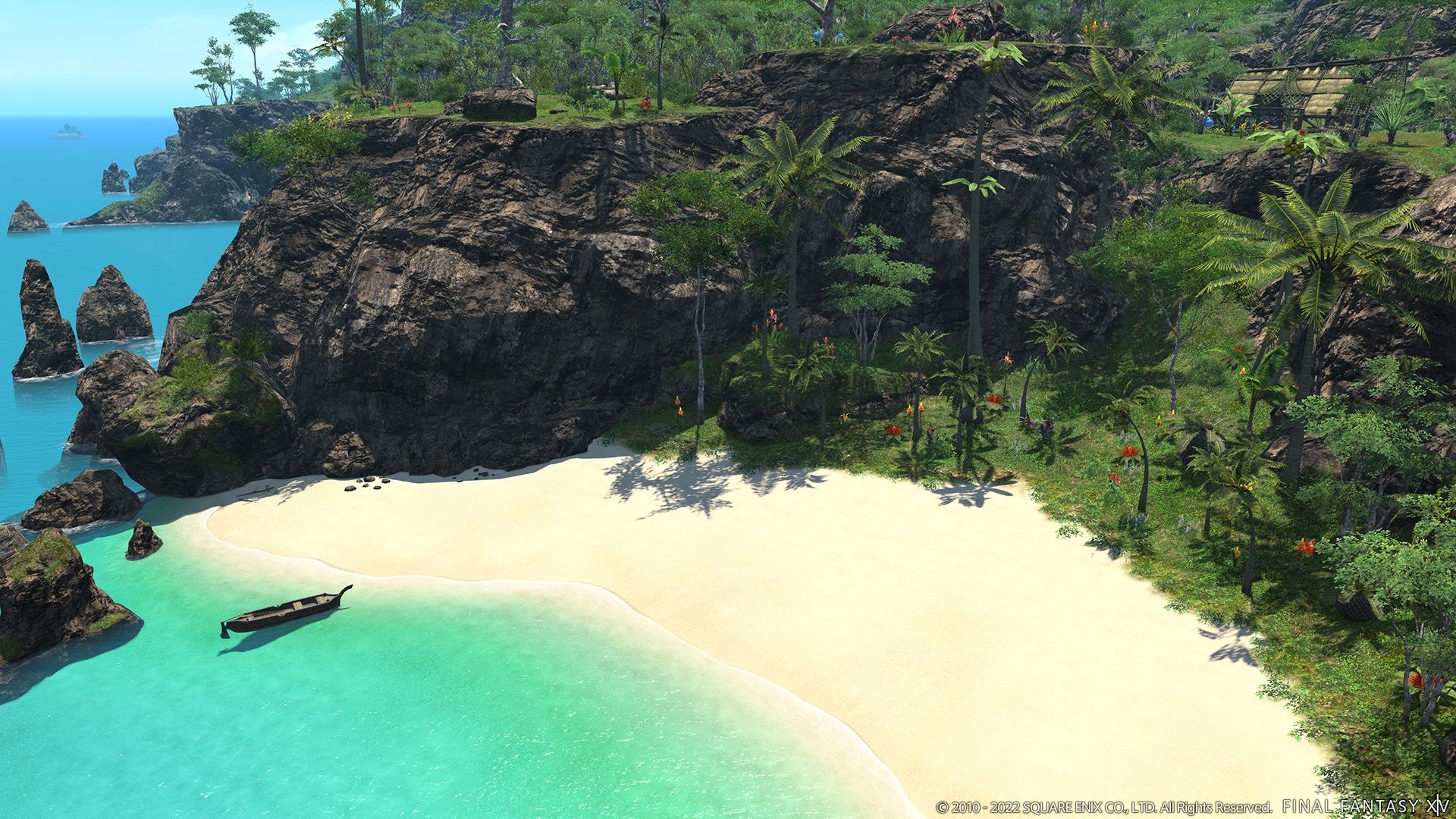 Final Fantasy 14 Island Sanctuary Cieldalaes area
