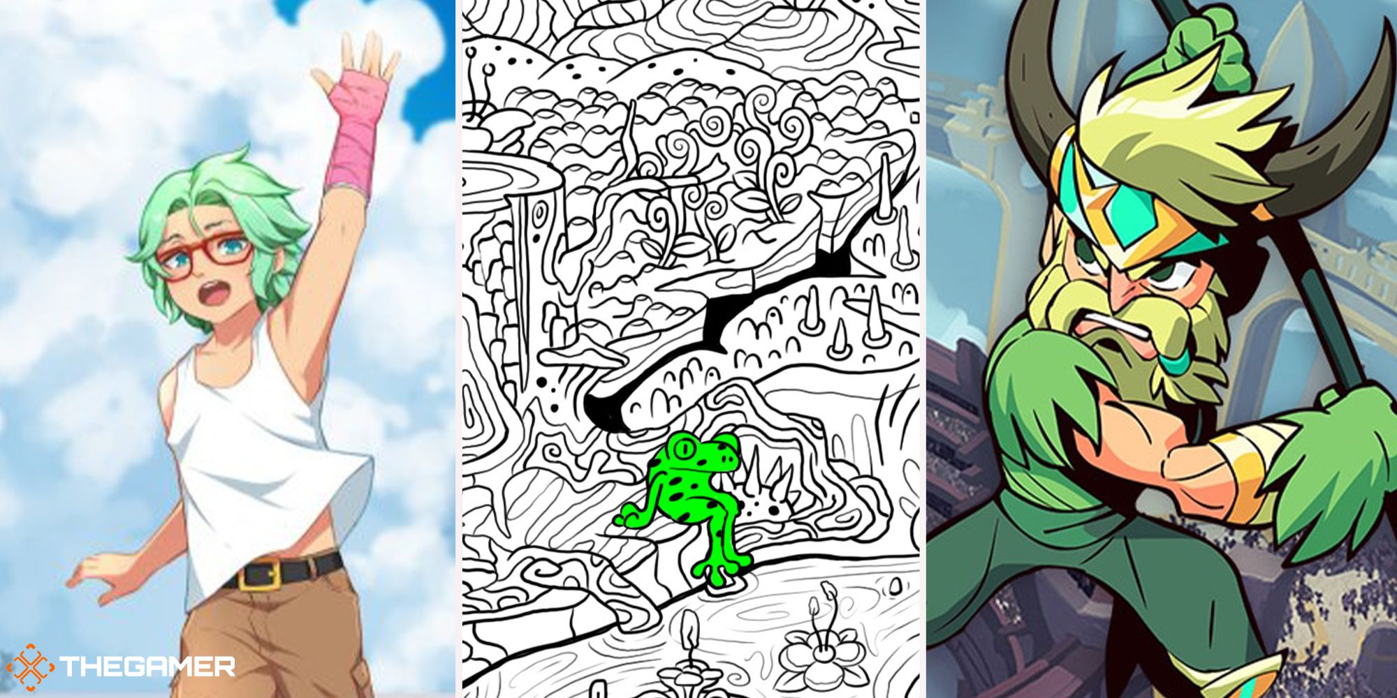 Free Kids Games (our life beginning &amp; always, brawlhalla, and 100 hidden frogs)