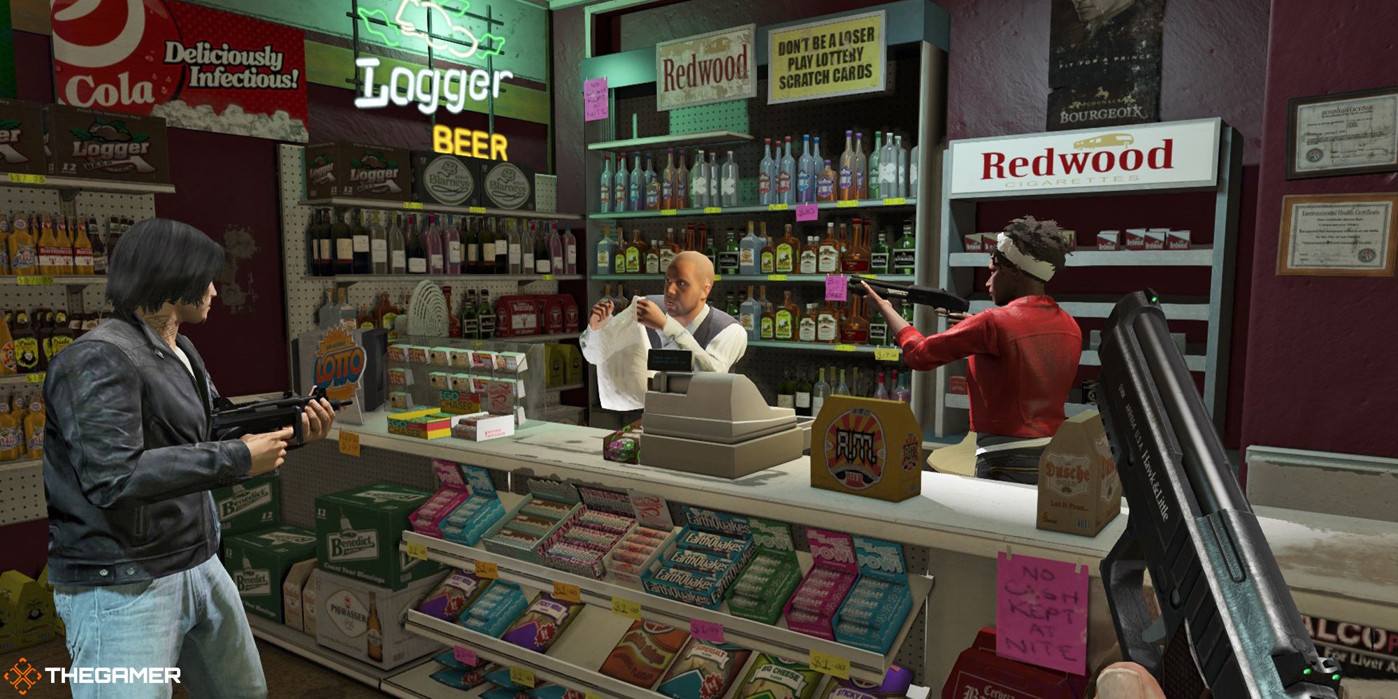 GTA Online - Robbing a Convenience Store