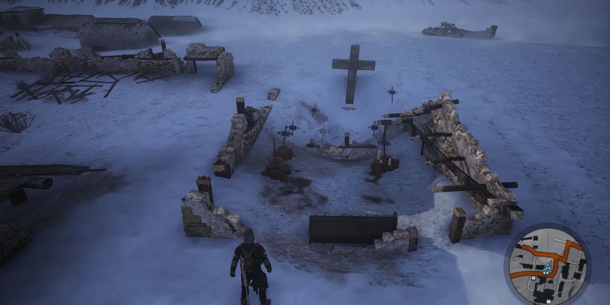 reference to graveyard from movie 'Alive' in Ghost Recon Wildlands