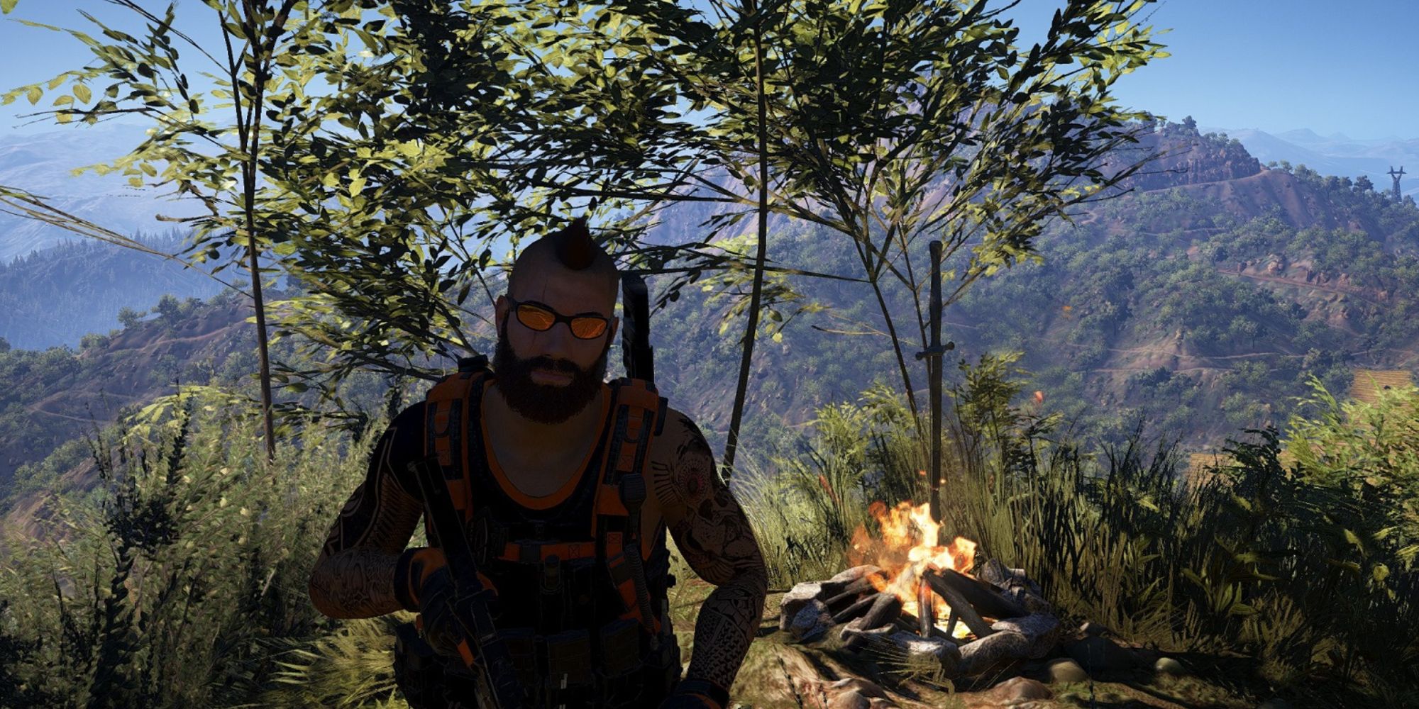 Reference to Dark Souls bonfire in Ghost Recon Wildlands 