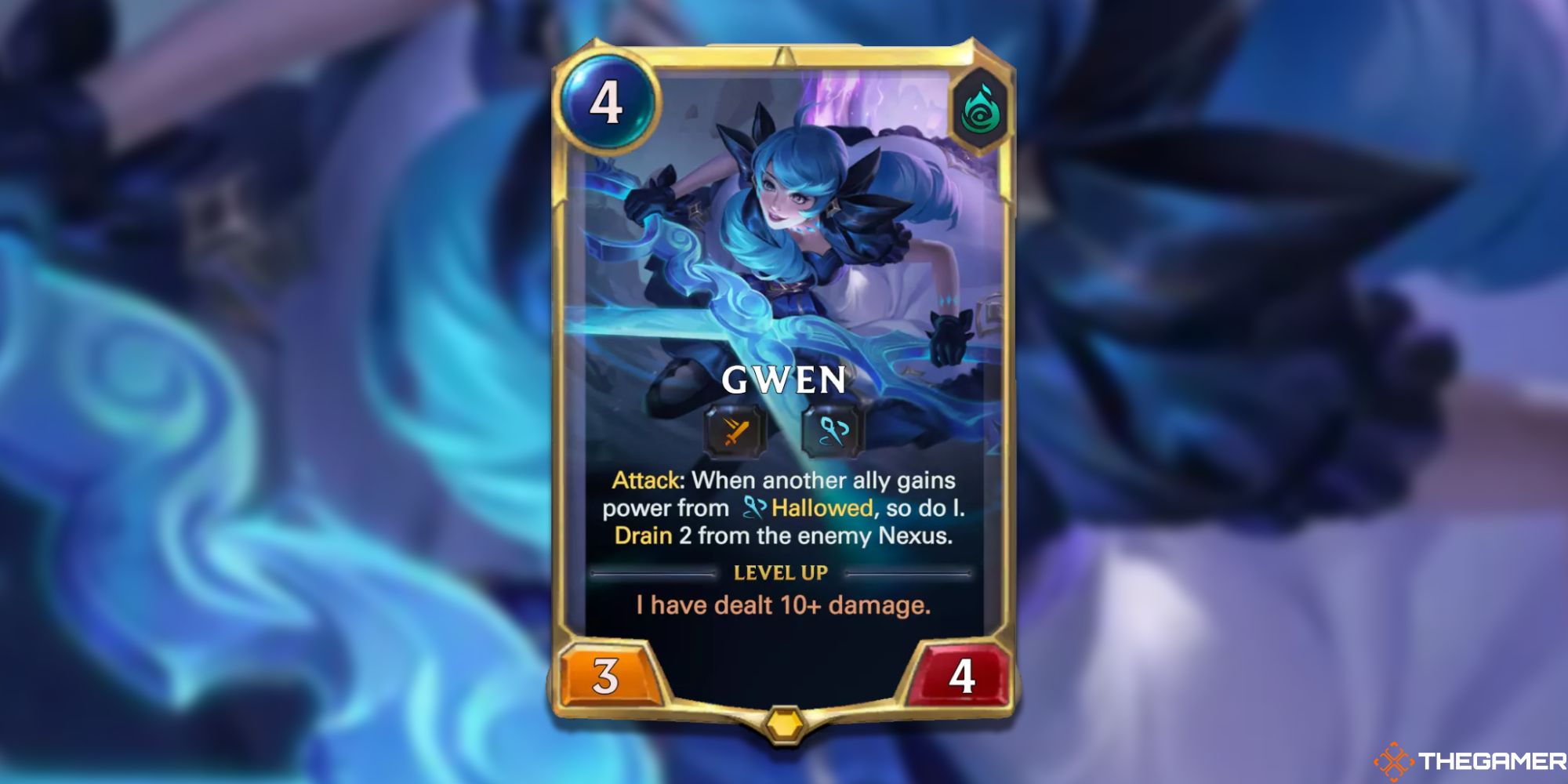 Legends of Runeterra Gwen rank one card 