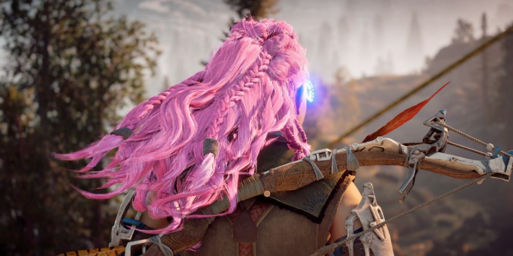 Horizon Zero Dawn mods hair pink