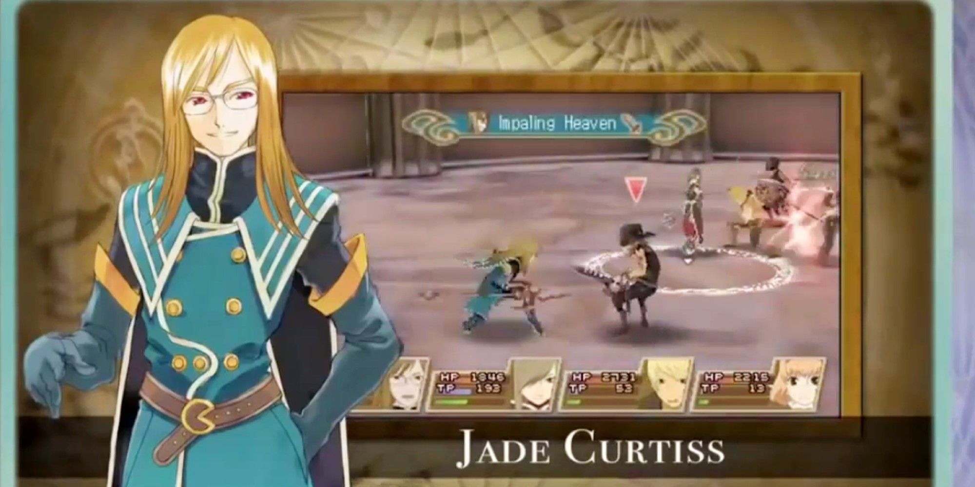 Jade Curtiss Tales of The Abyss showing off his gameplay