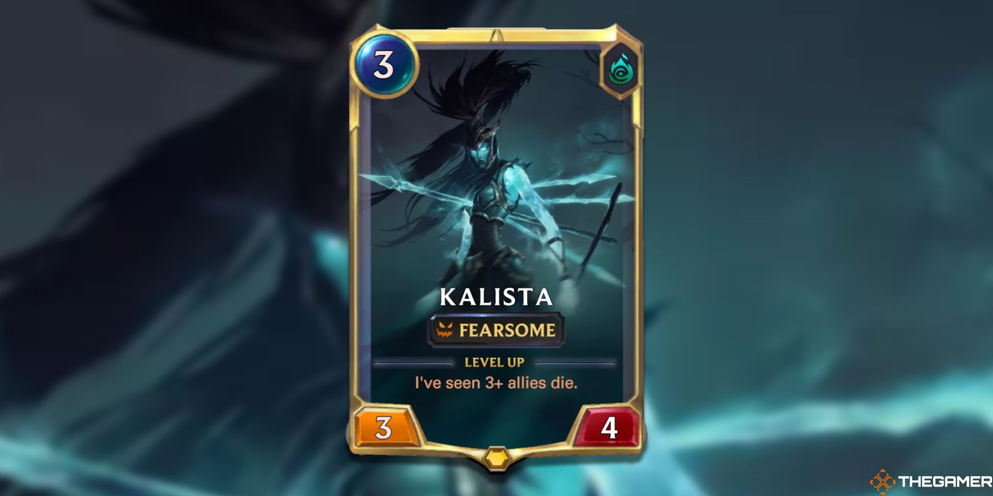 Legends of Runeterra Kalista rank one card 