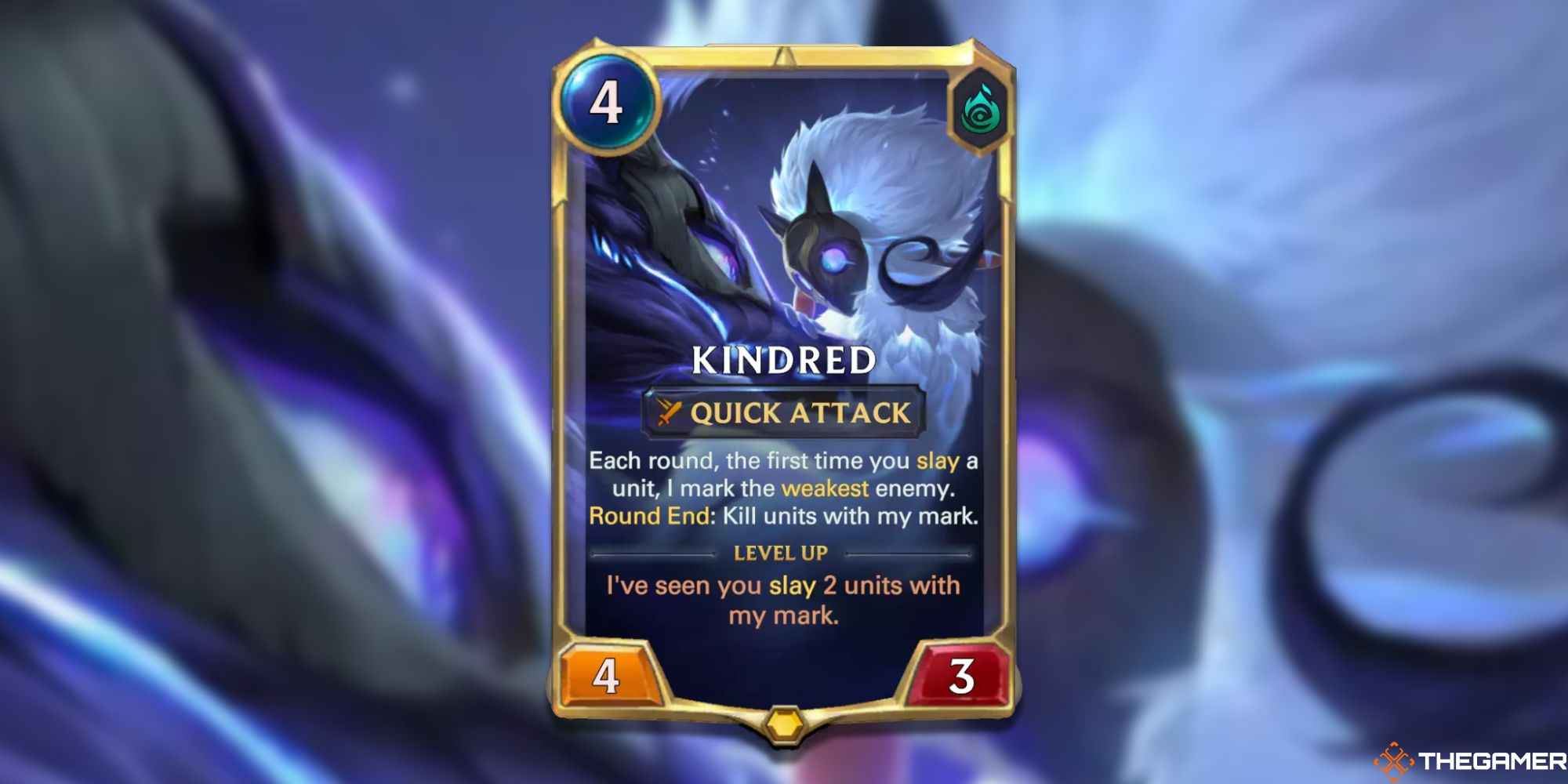 Legends of Runeterra Kindred rank one card 