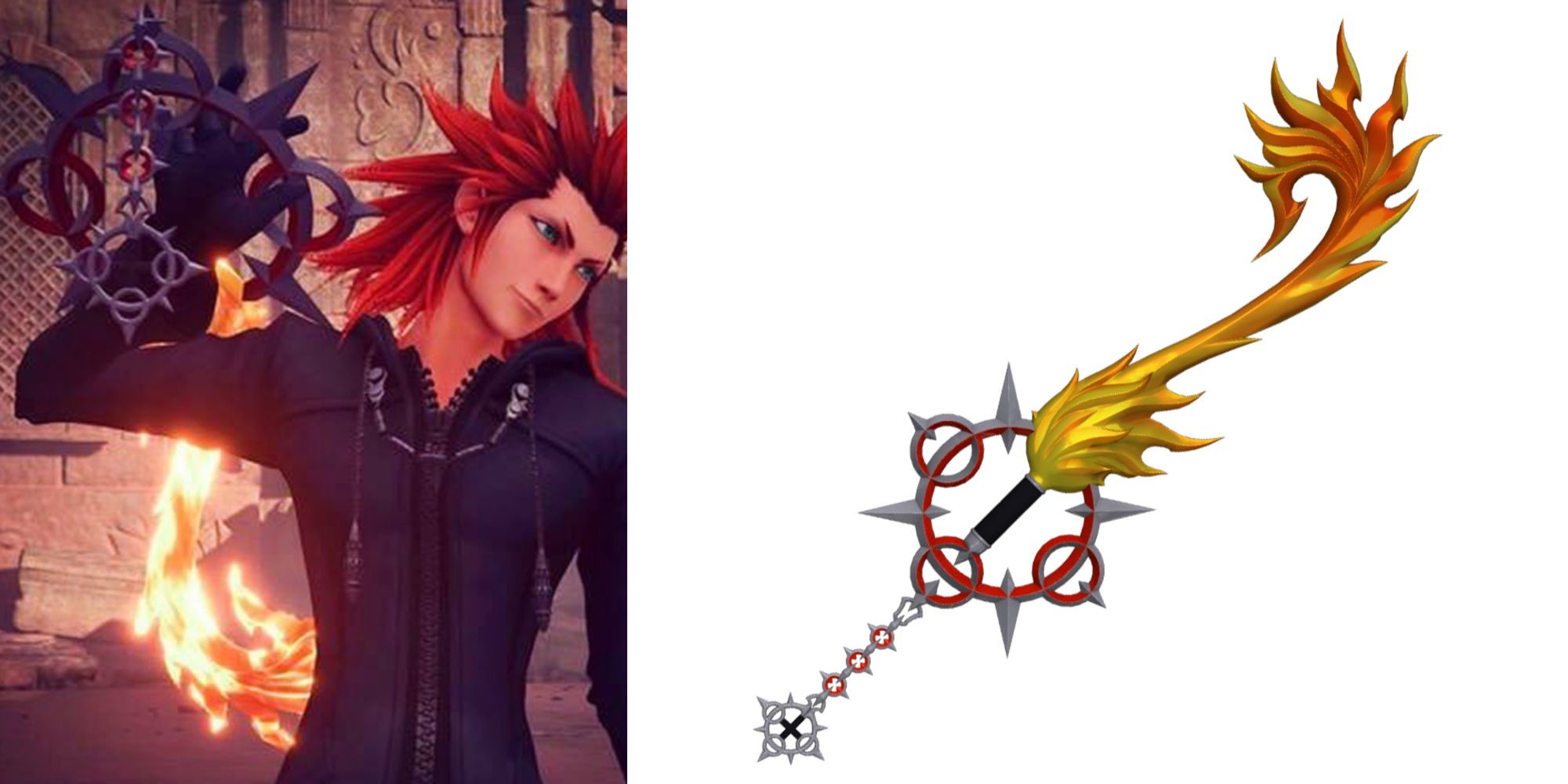 Kingdom Hearts Flame Liberator Axel Keyblade