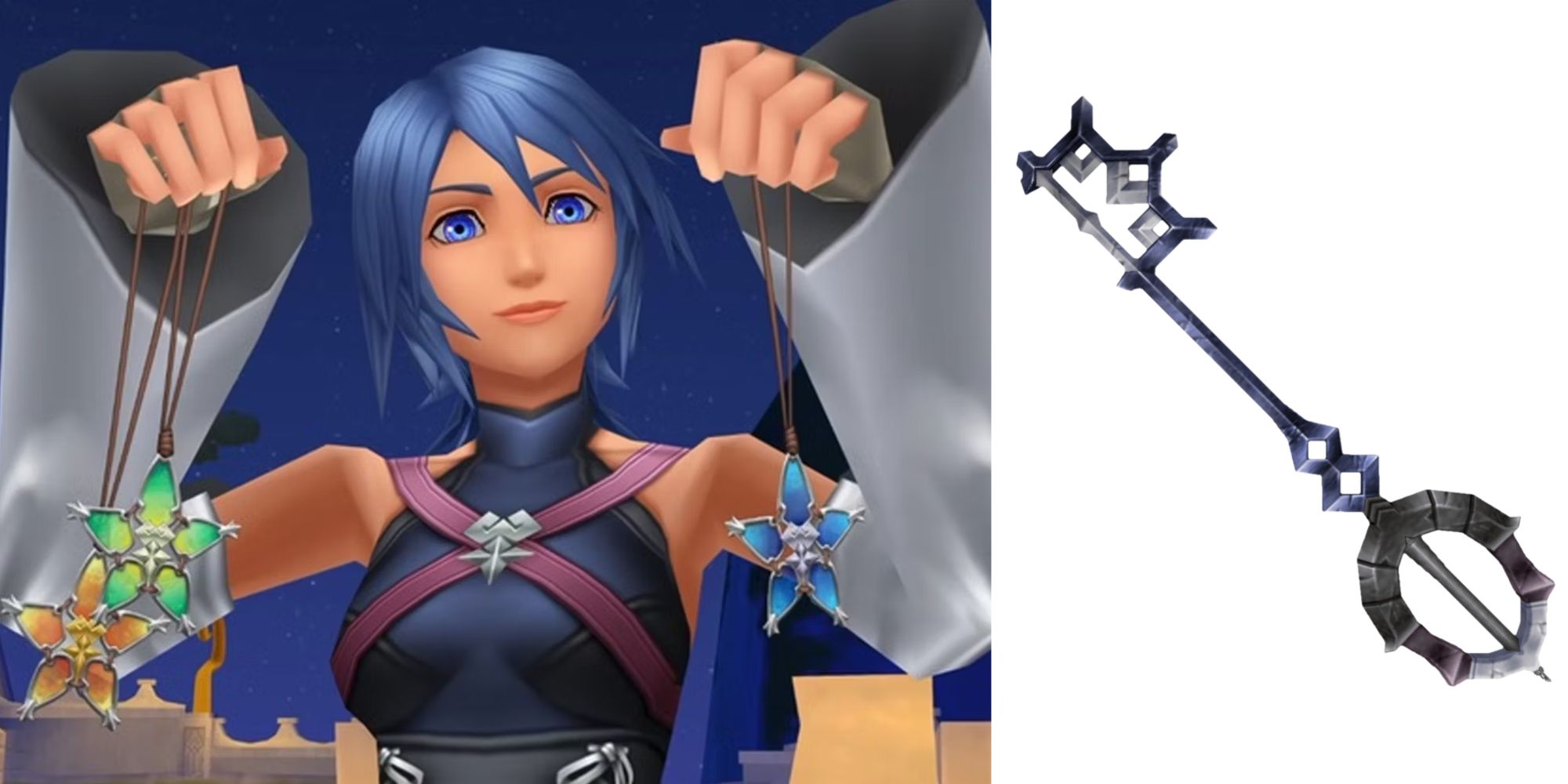 Kingdom Hearts Stormfall Keyblade Master Aqua