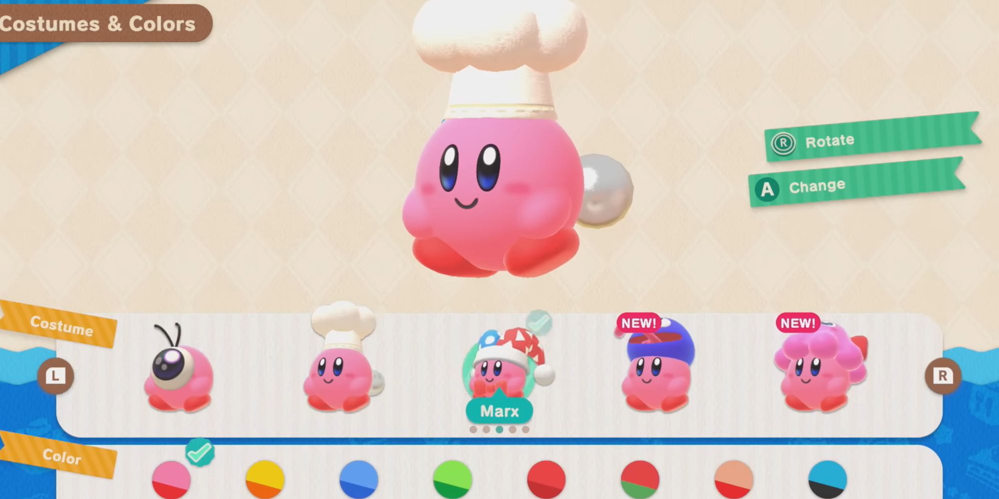 Kirbys Dream Buffet Chef Kawasaki Costume
