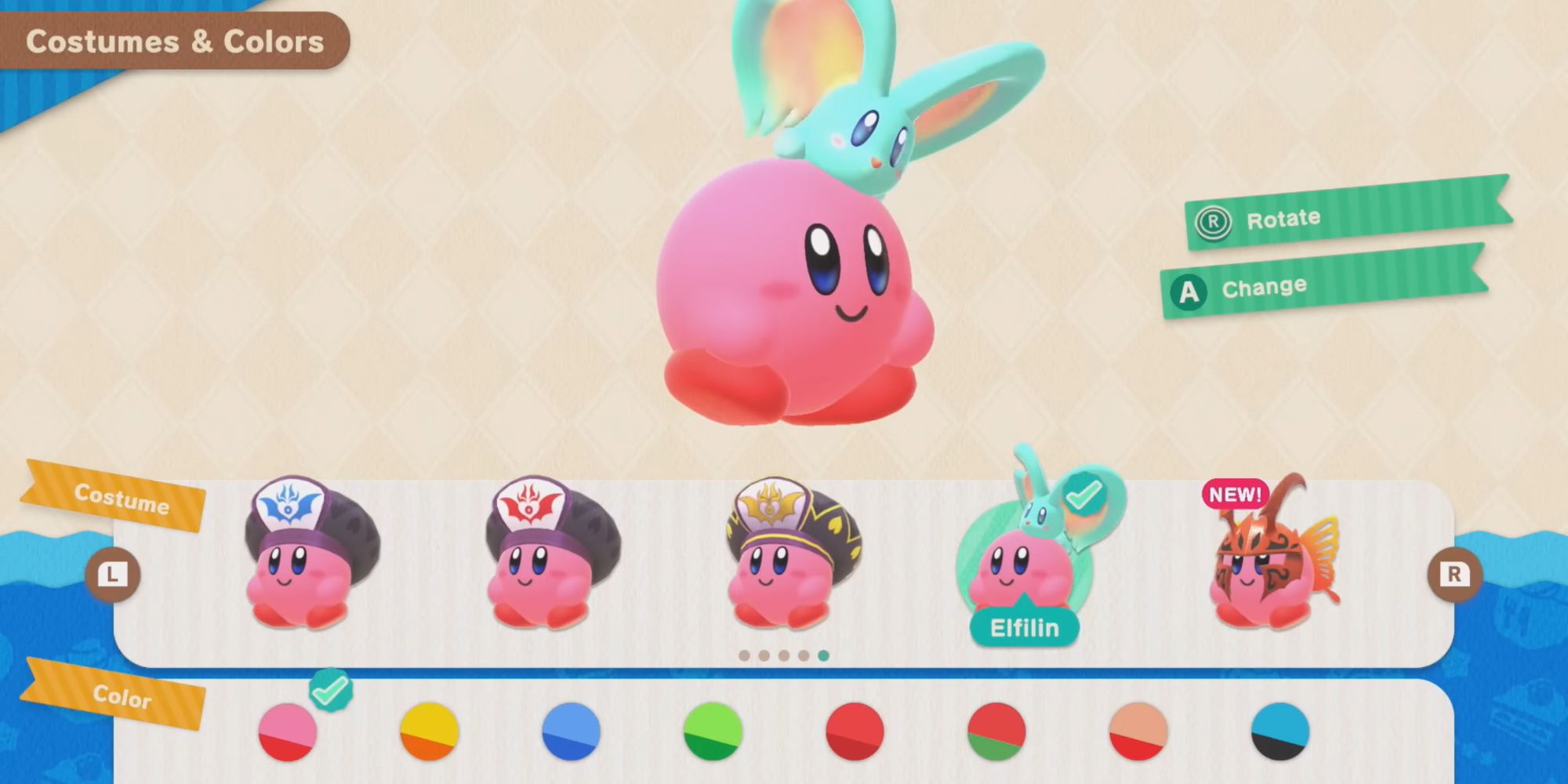 Kirbys Dream Buffet Elfilin Costume