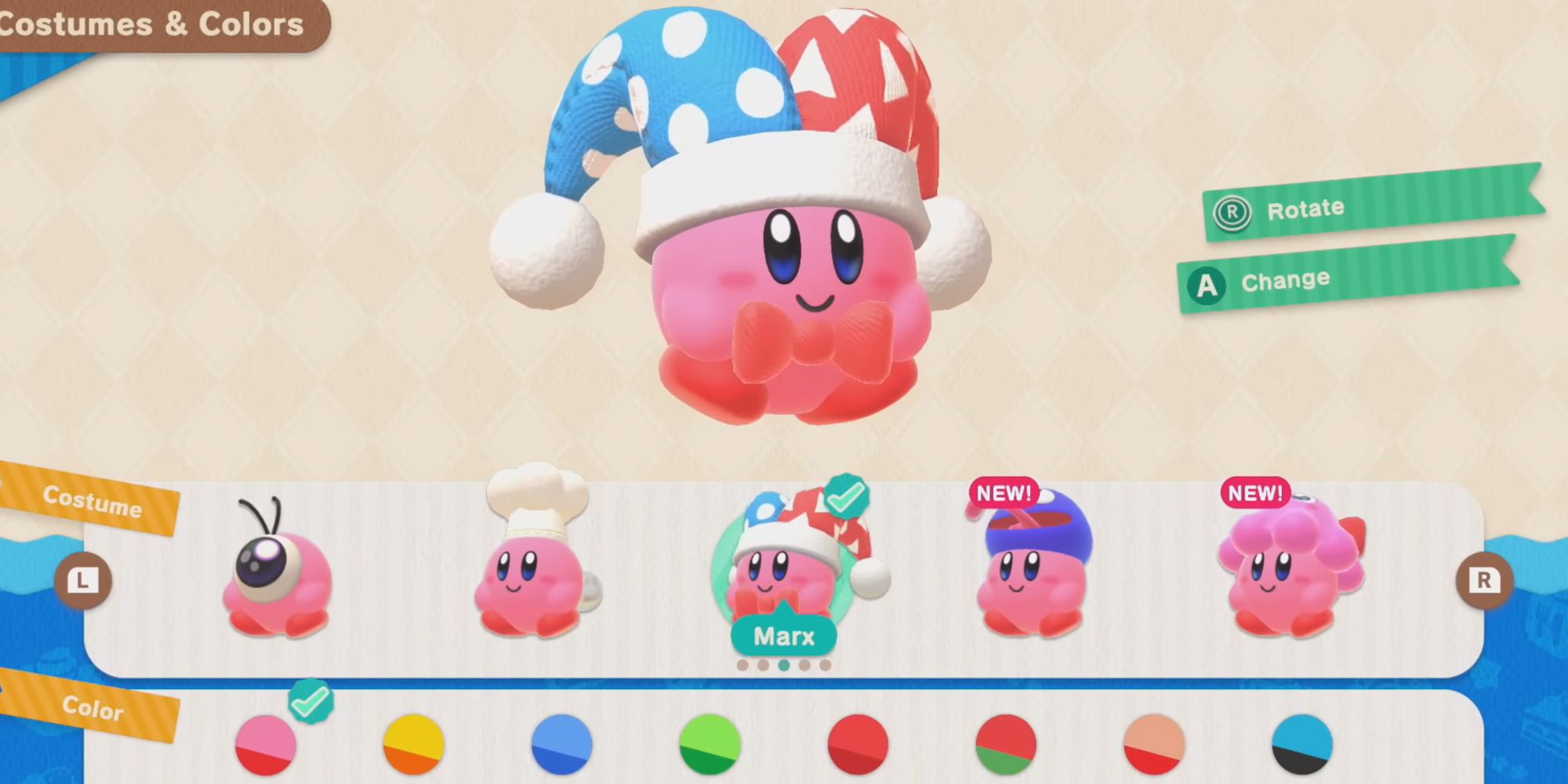 Kirbys Dream Buffet Marx Costume