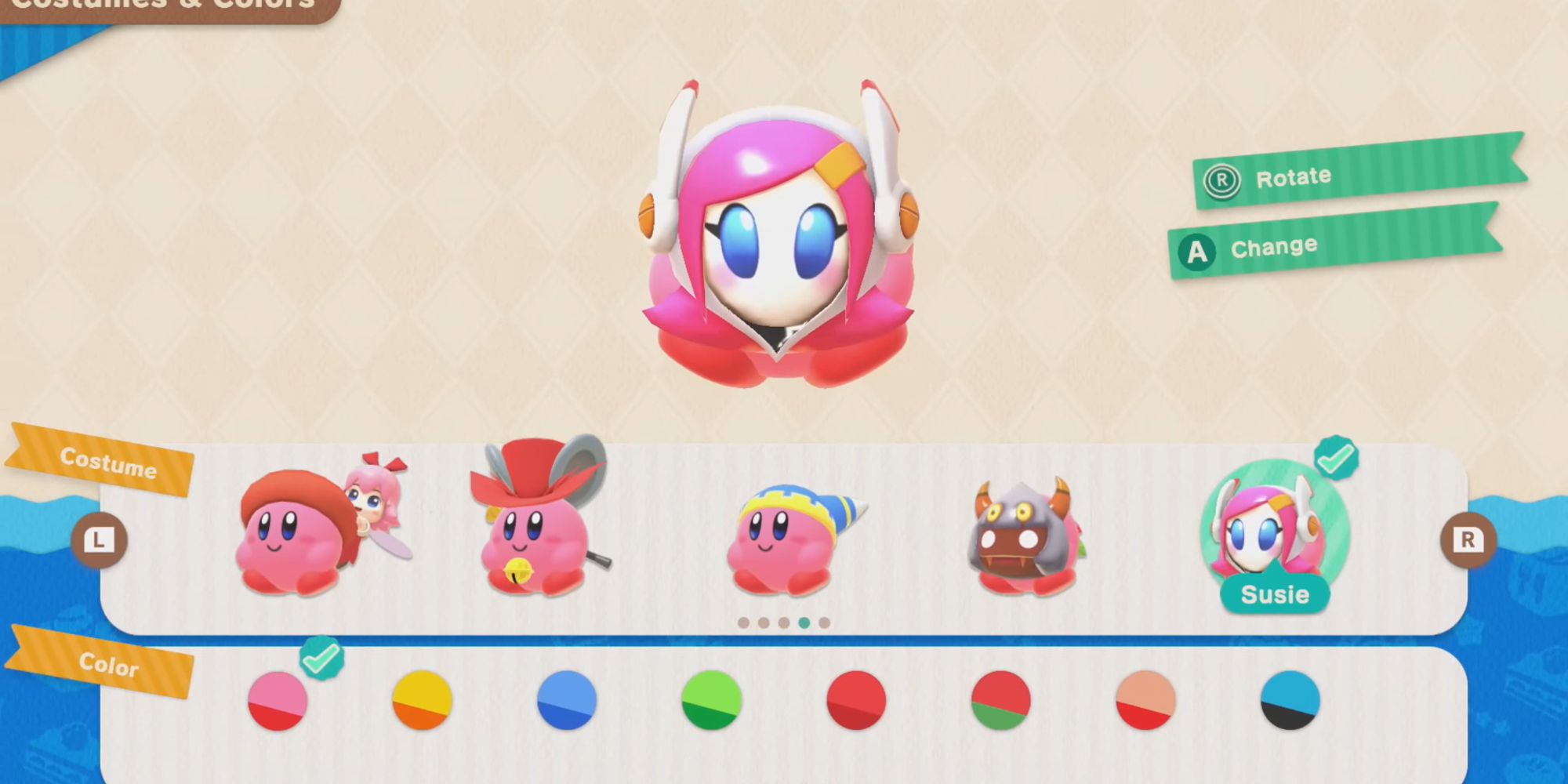 Kirbys Dream Buffet Susie Costume