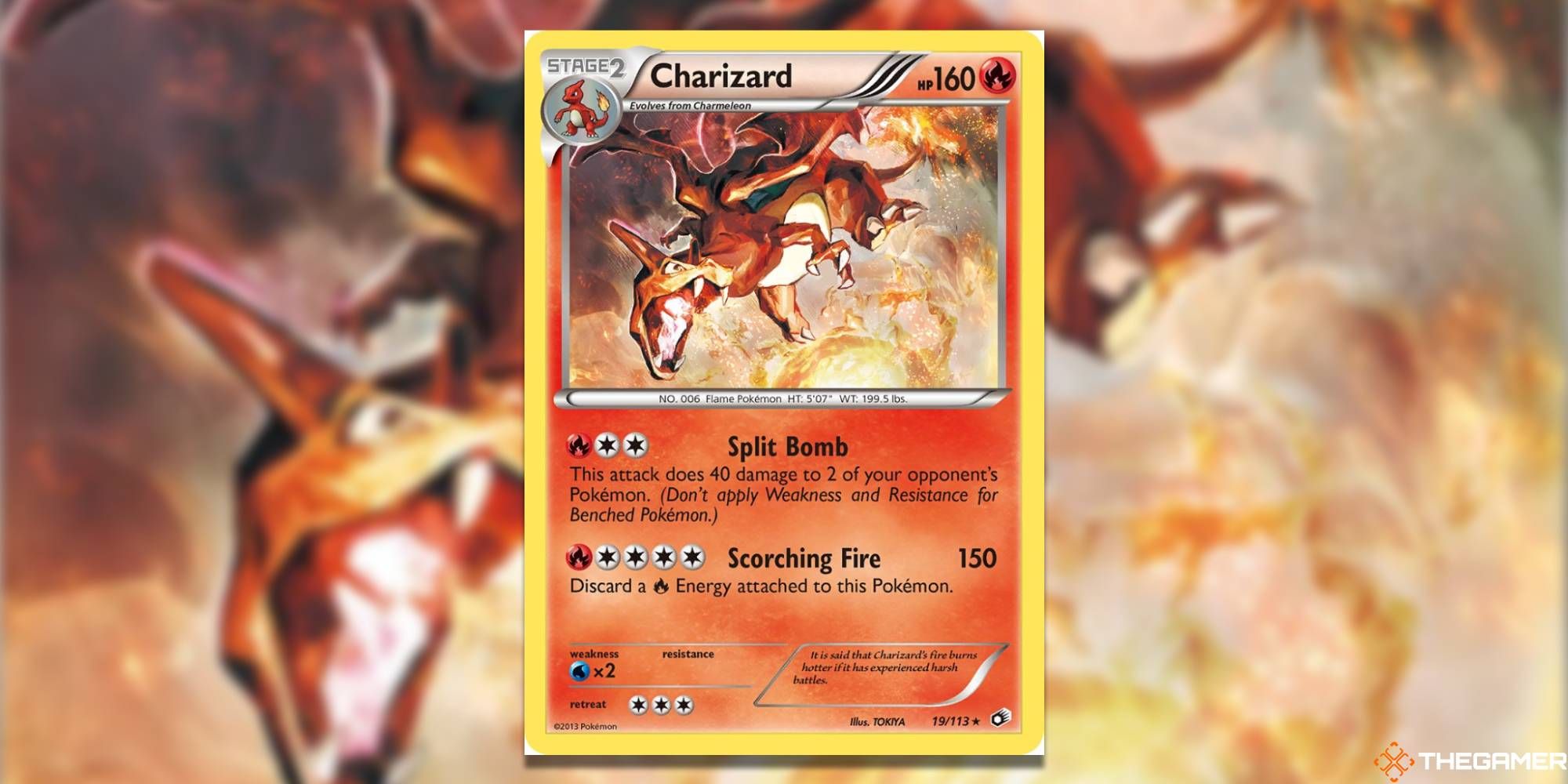 Legendary Treasures Charizard card