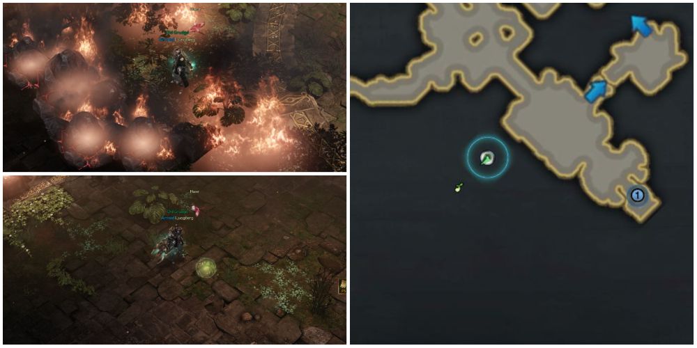 Lost Ark 2nd mokoko seed location in the Realm of Elementals