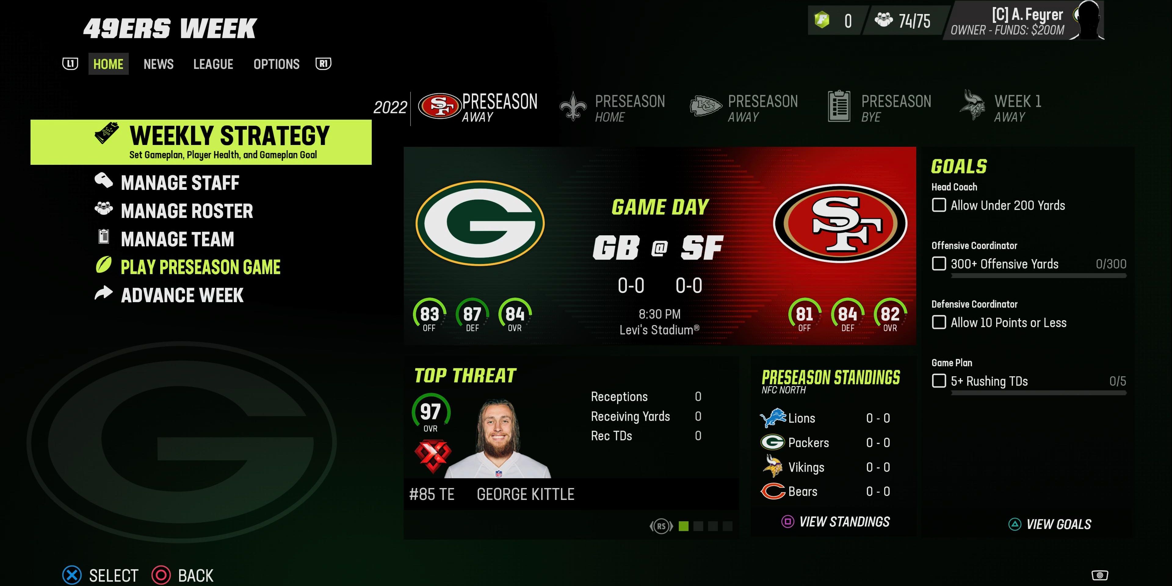 prepare strategy in practices before the game madden 23 franchise