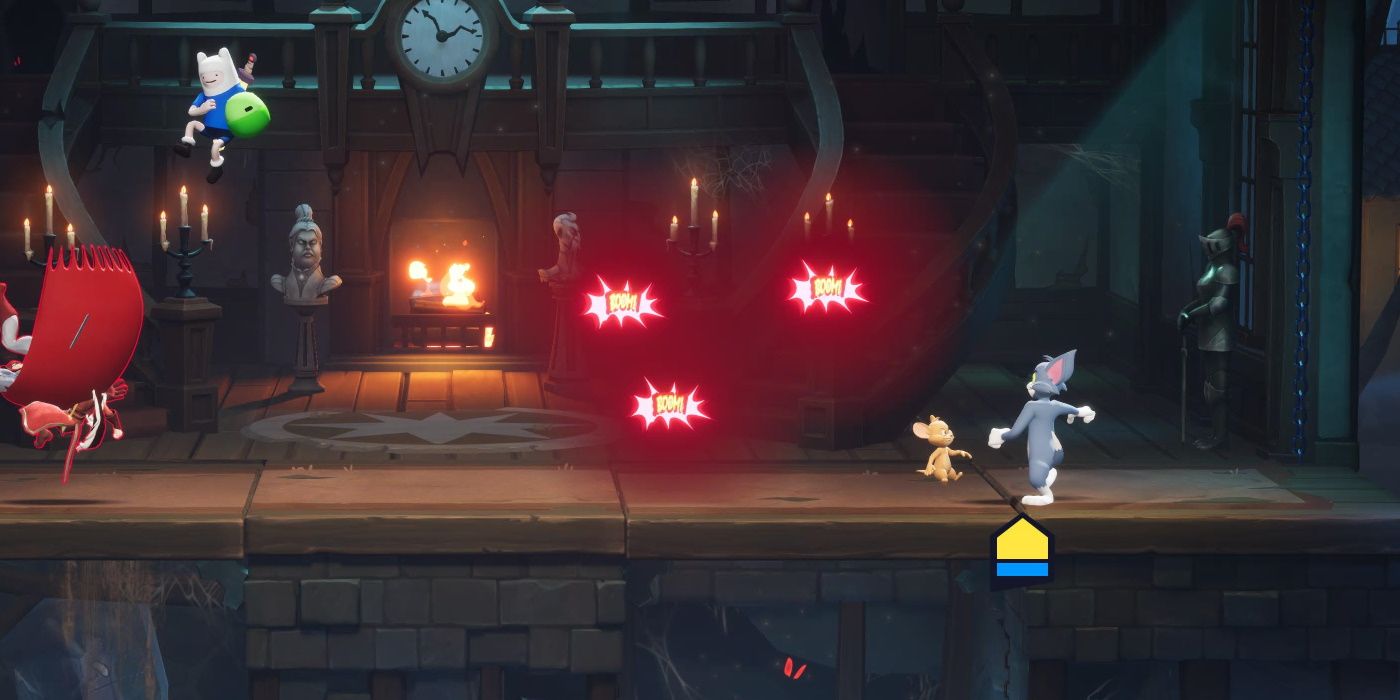 MultiVersus, Tom And Jerry Use The Dynamite Splitter Perk To Create Chaos