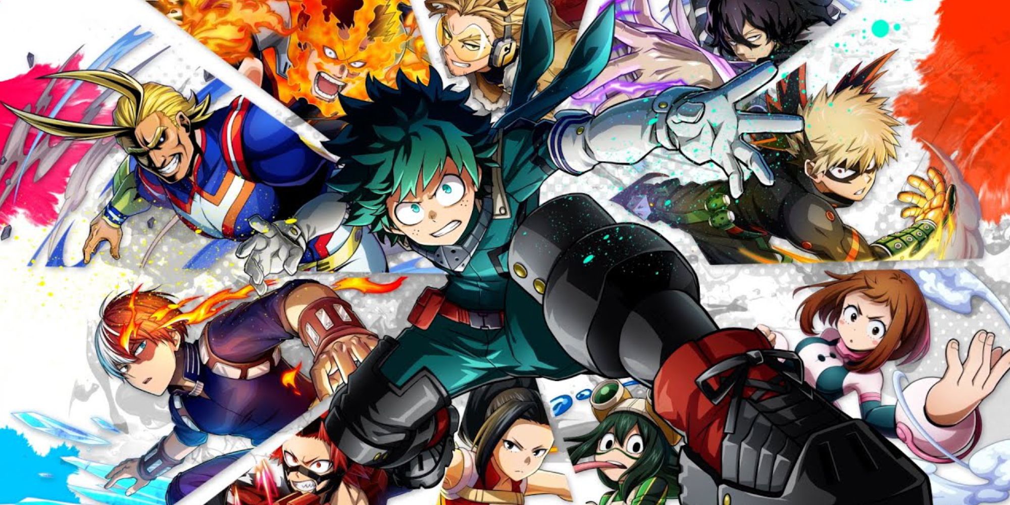 My Hero Ultra Impact character collage header