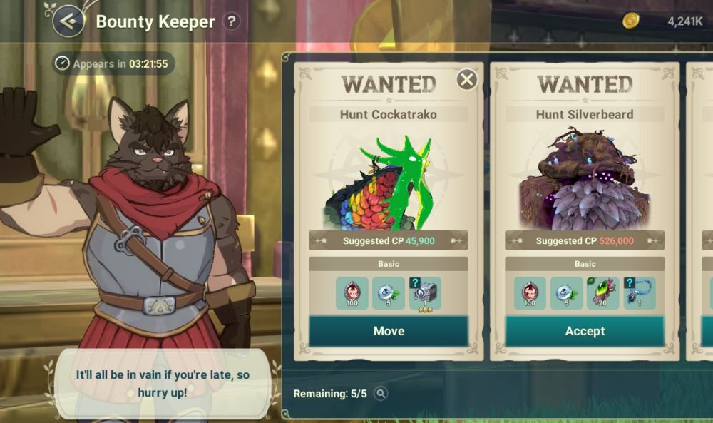 Ni No Kuni Cross Worlds - screenshot of the Bounty Keeper Shop