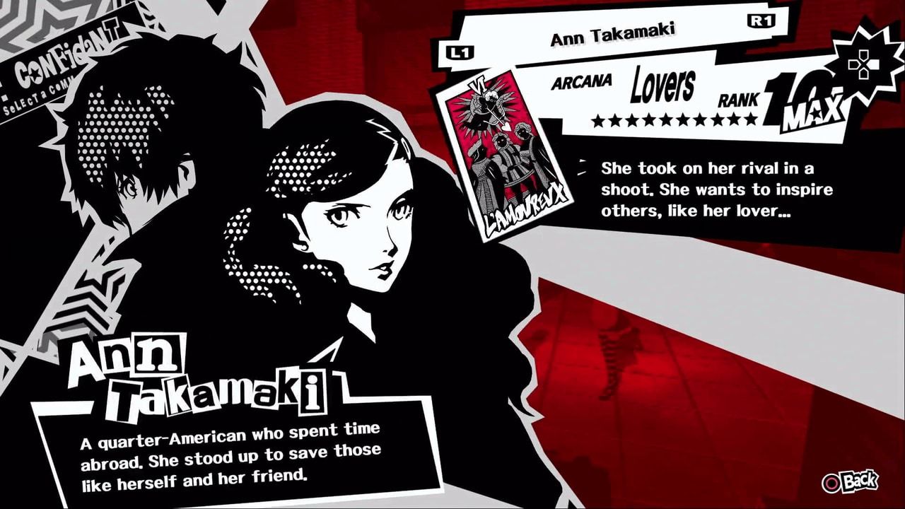 Persona 5 Ann Confidant