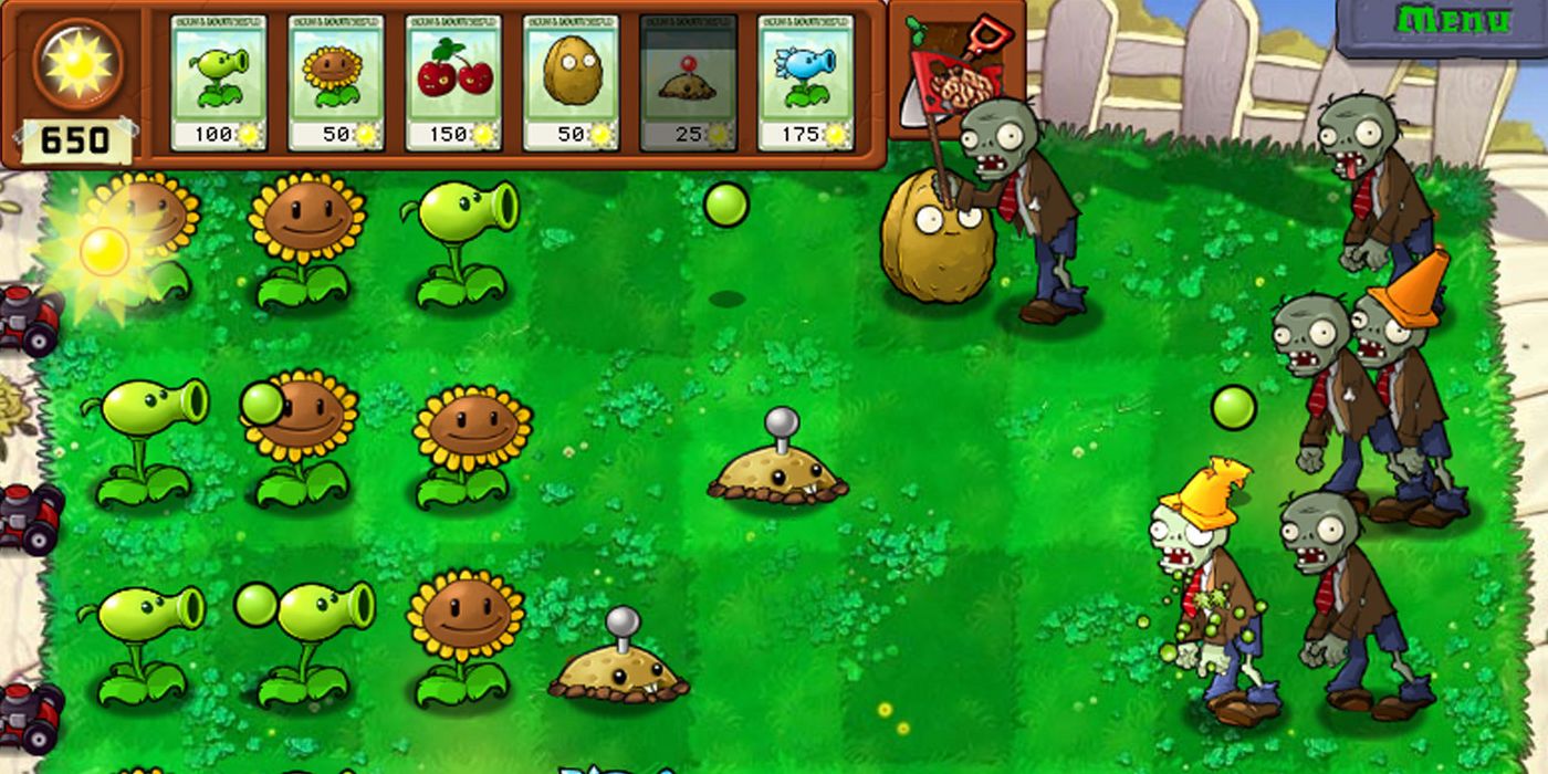 Plants Vs Zombies pea shooters