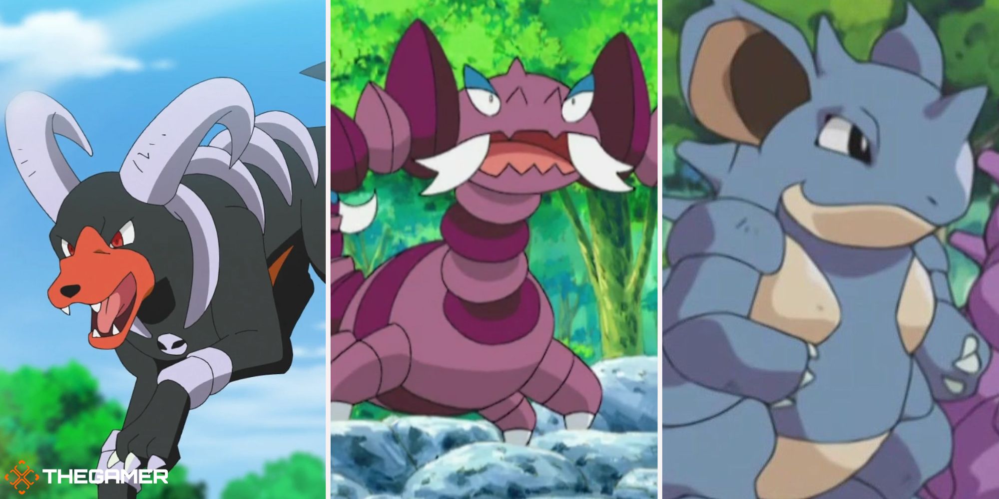 Pokemon - Houndoom, Drapion, and Nidoqueen