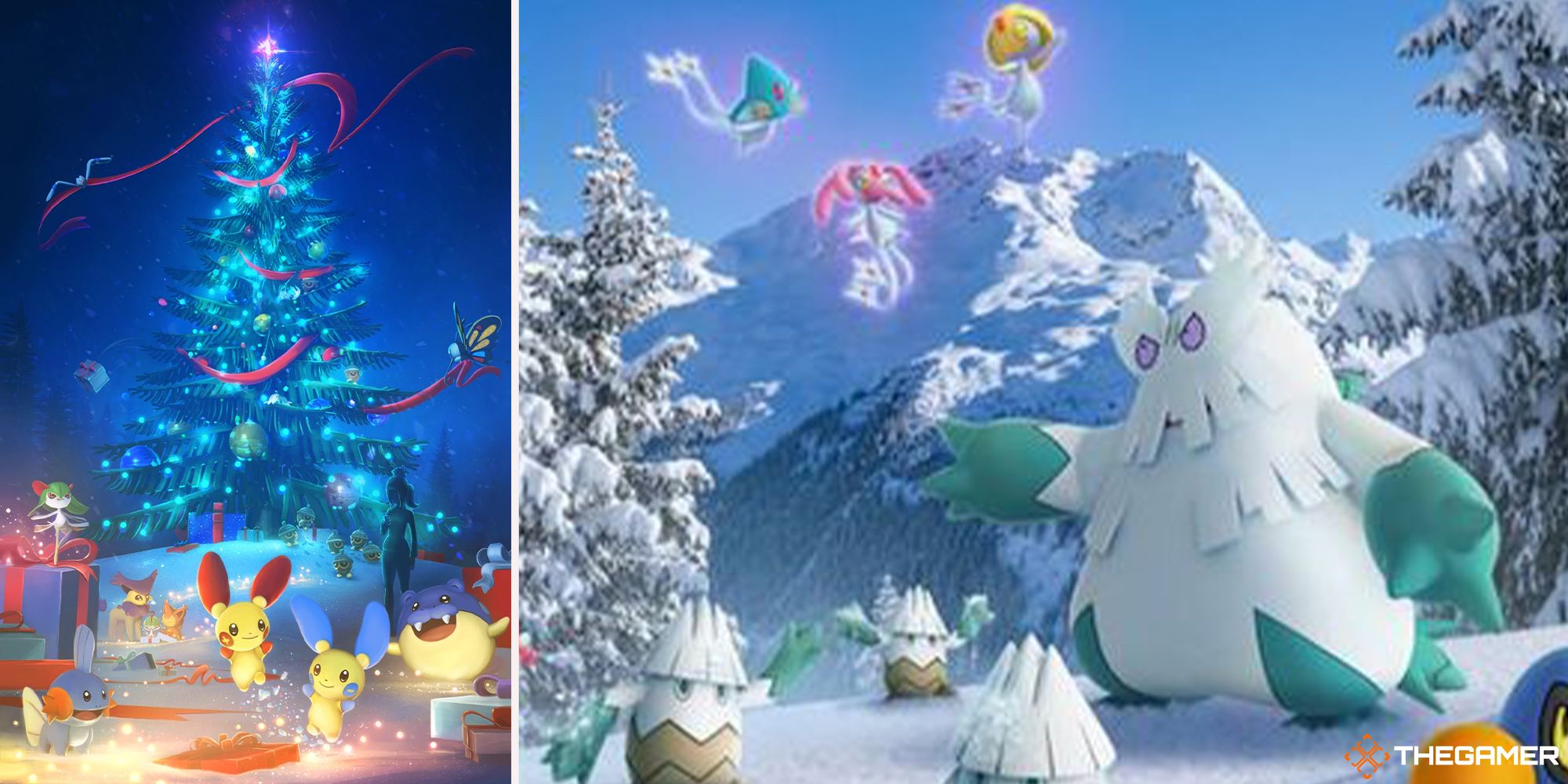Pokemon Go - Christmas loading screen and promo art 2