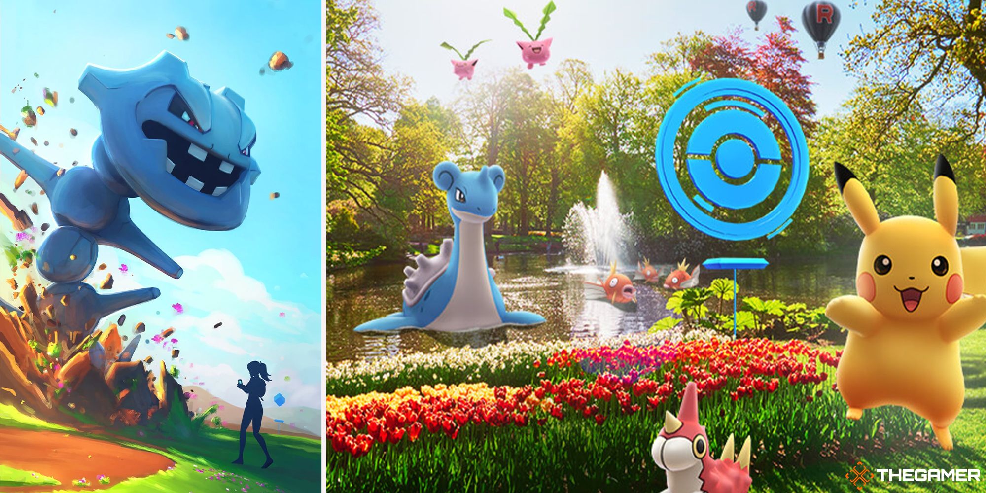 Pokemon Go - Spring loading screen and promo art