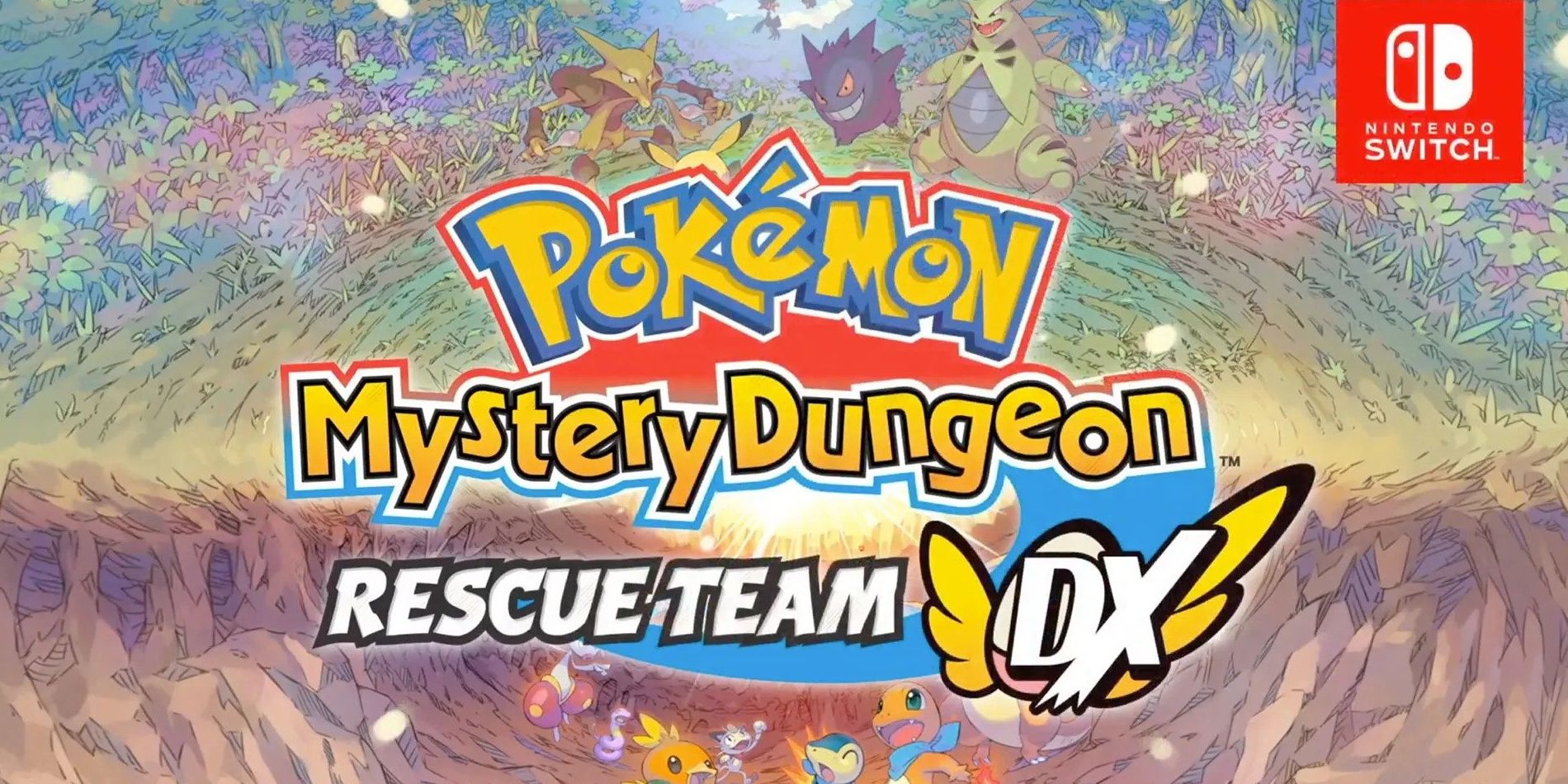 Pokemon Mystery Dungeon Rescue Team DX cover art.