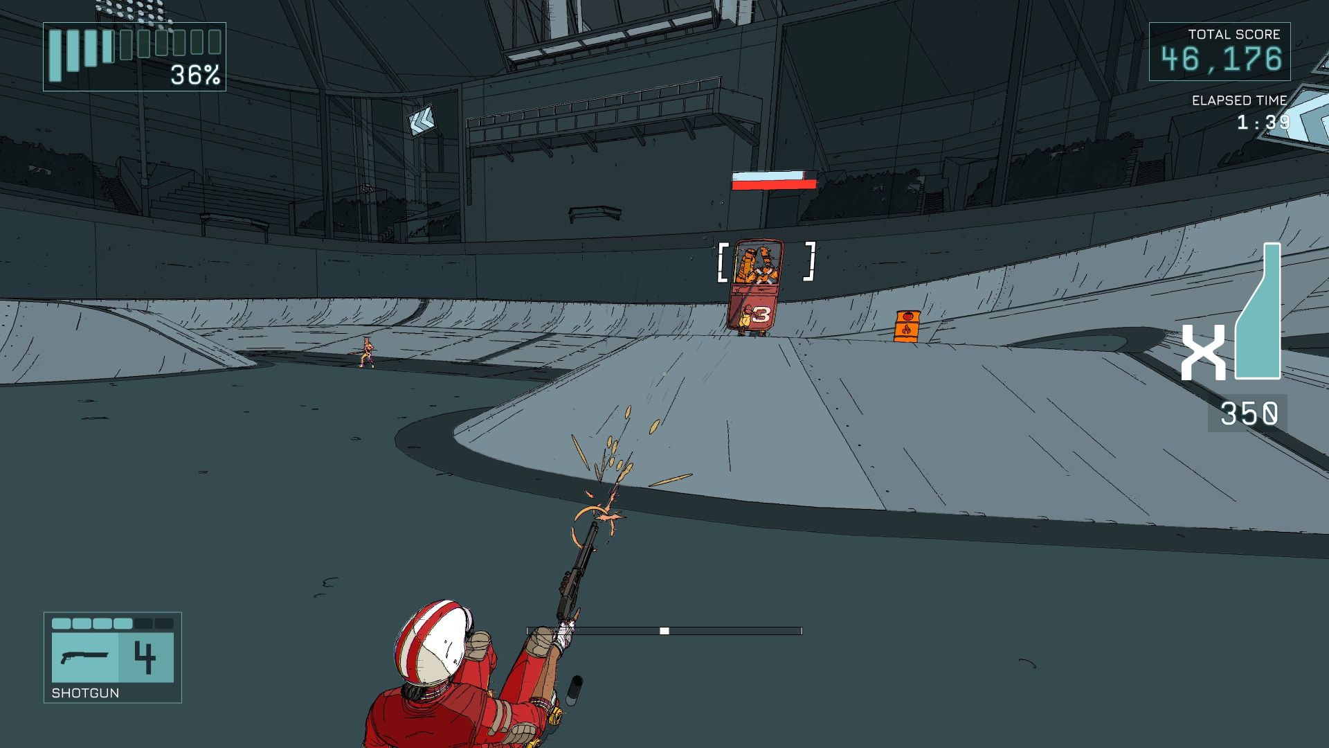 Rollerdrome, All Enemies, Fighting The Riot Guard