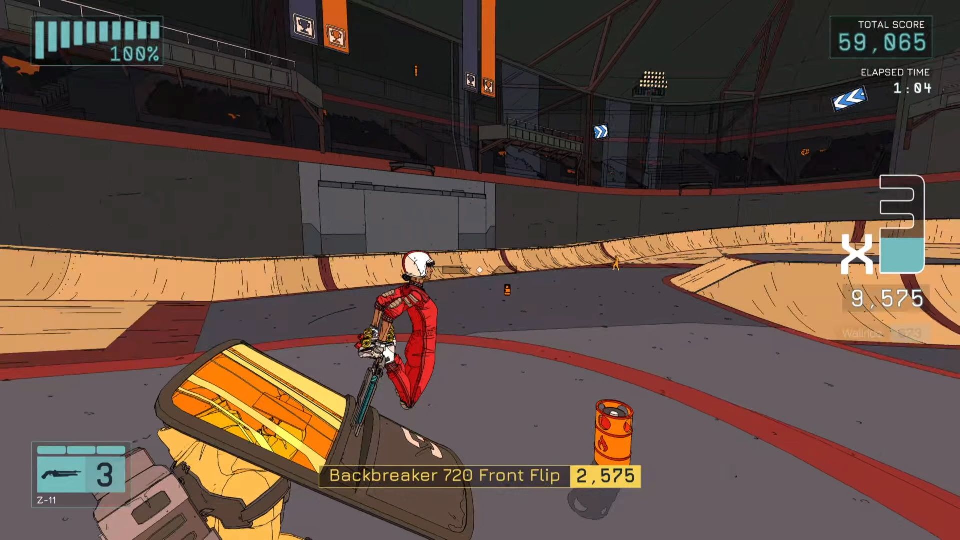 Rollerdrome, Matterhorn Stadium, Glitching The 2,500 Trick Token Challenge