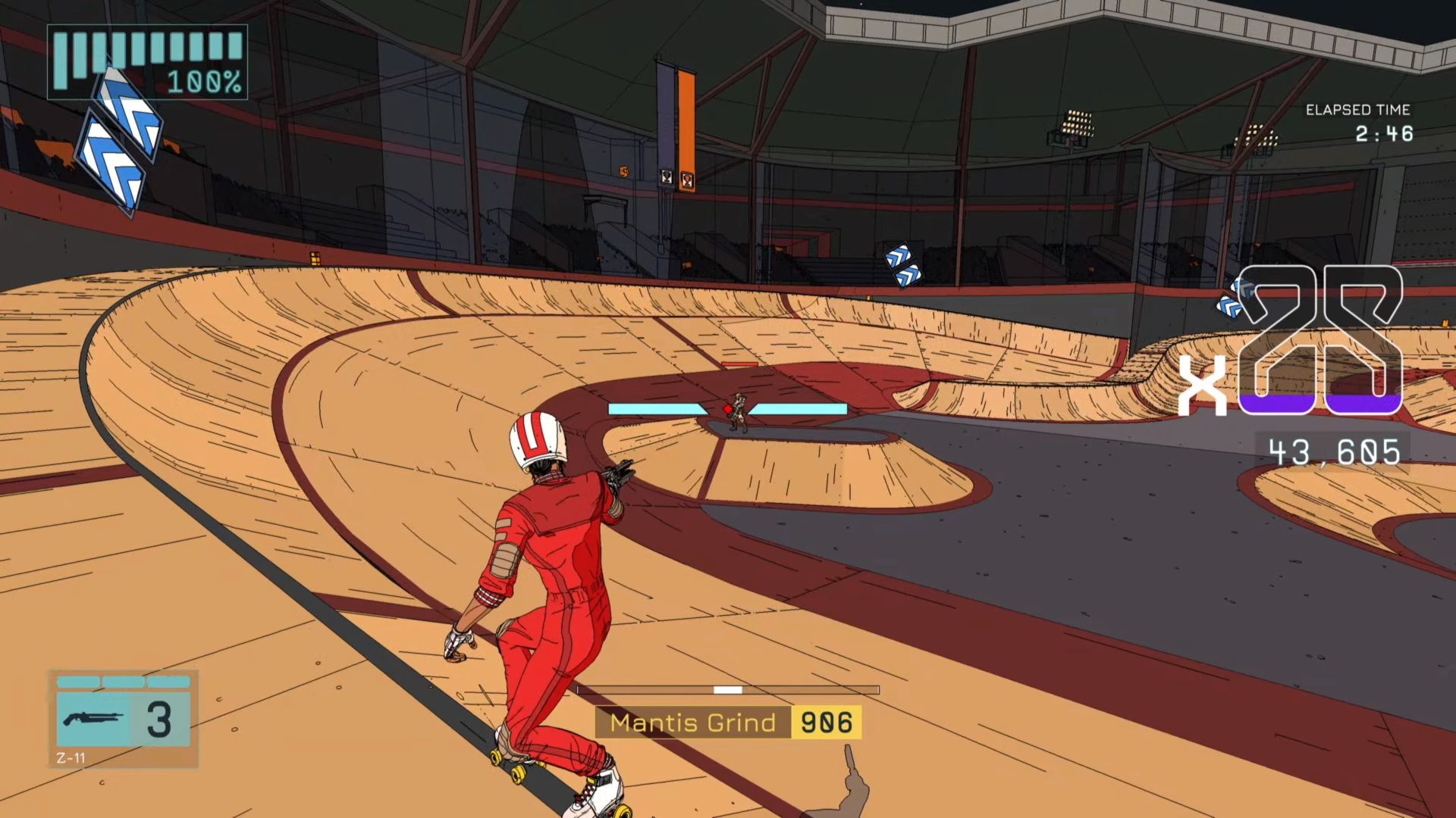 Rollerdrome, Matterhorn Stadium, Sniping While Grinding