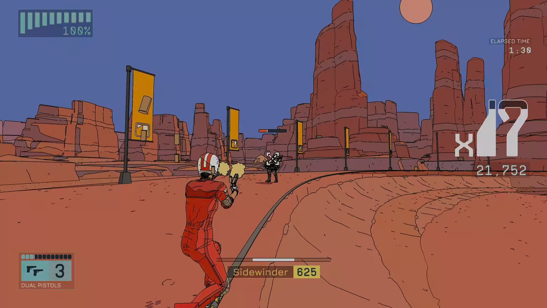 Rollerdrome, Pike&rsquo;s Canyon, Taking Out Warhead While Grinding