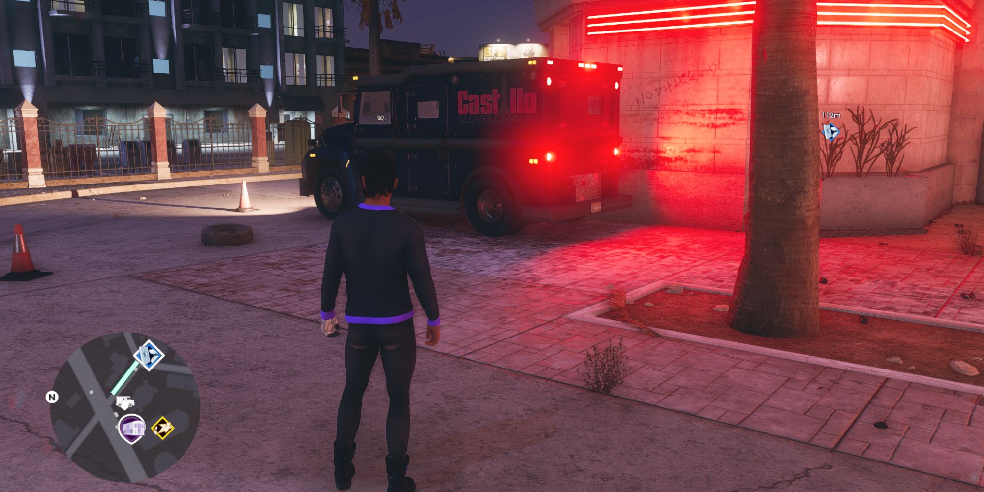 Saints Row Screenshot Of Armored Truck